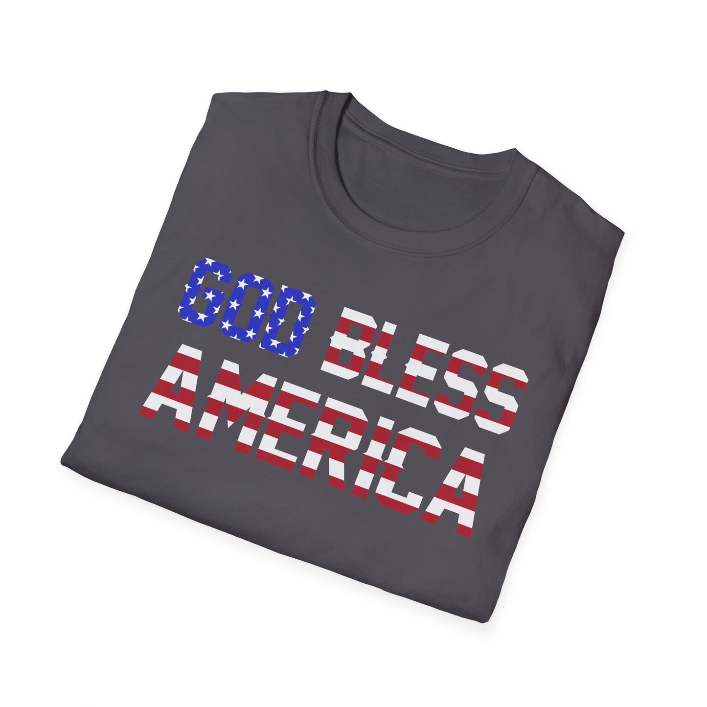 God Bless America Unisex Softstyle T-Shirt