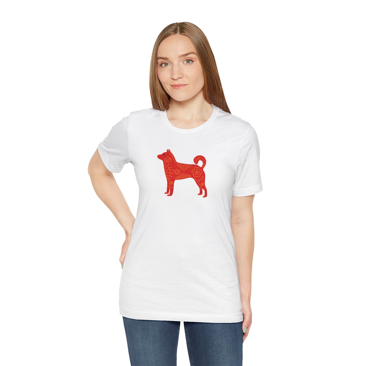 Pawsitively Adorable Year of the Dog Unisex Jersey Short Sleeve Tee