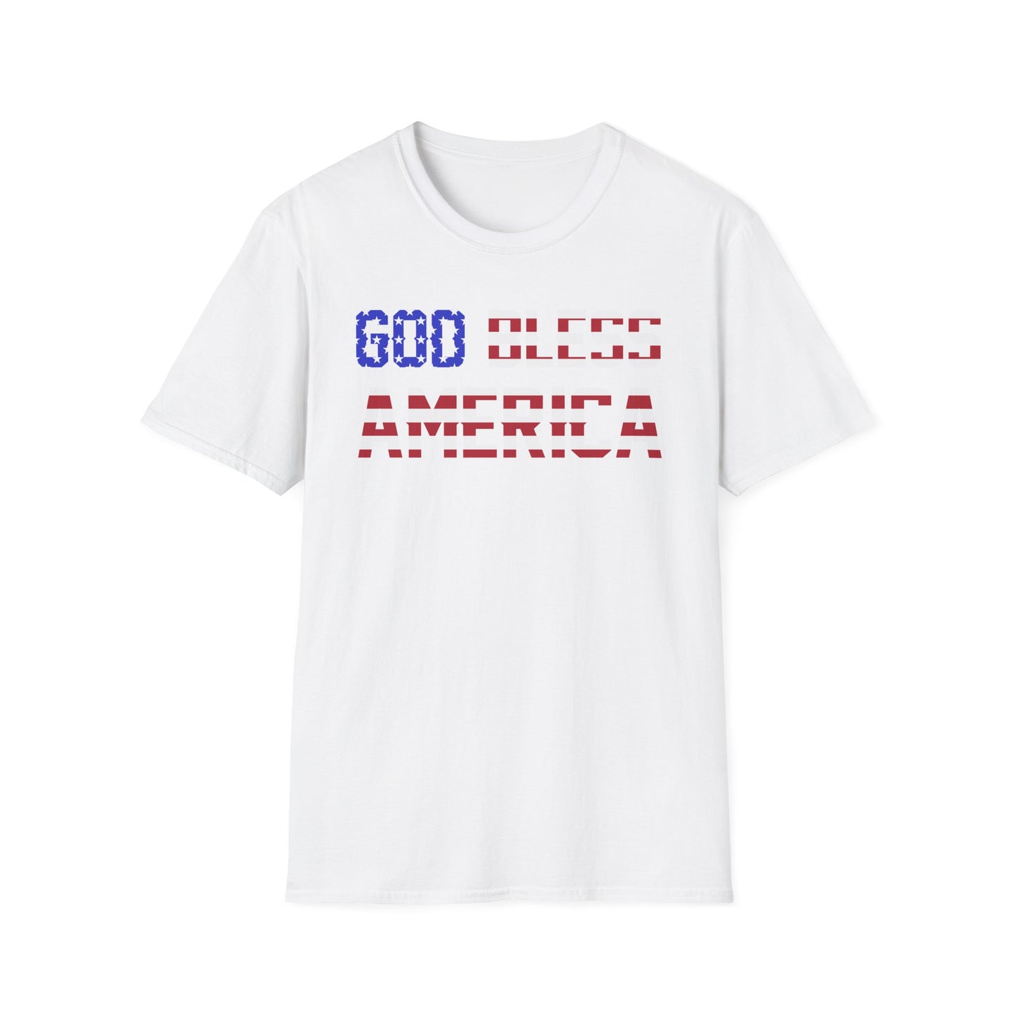 God Bless America Unisex Softstyle T-Shirt