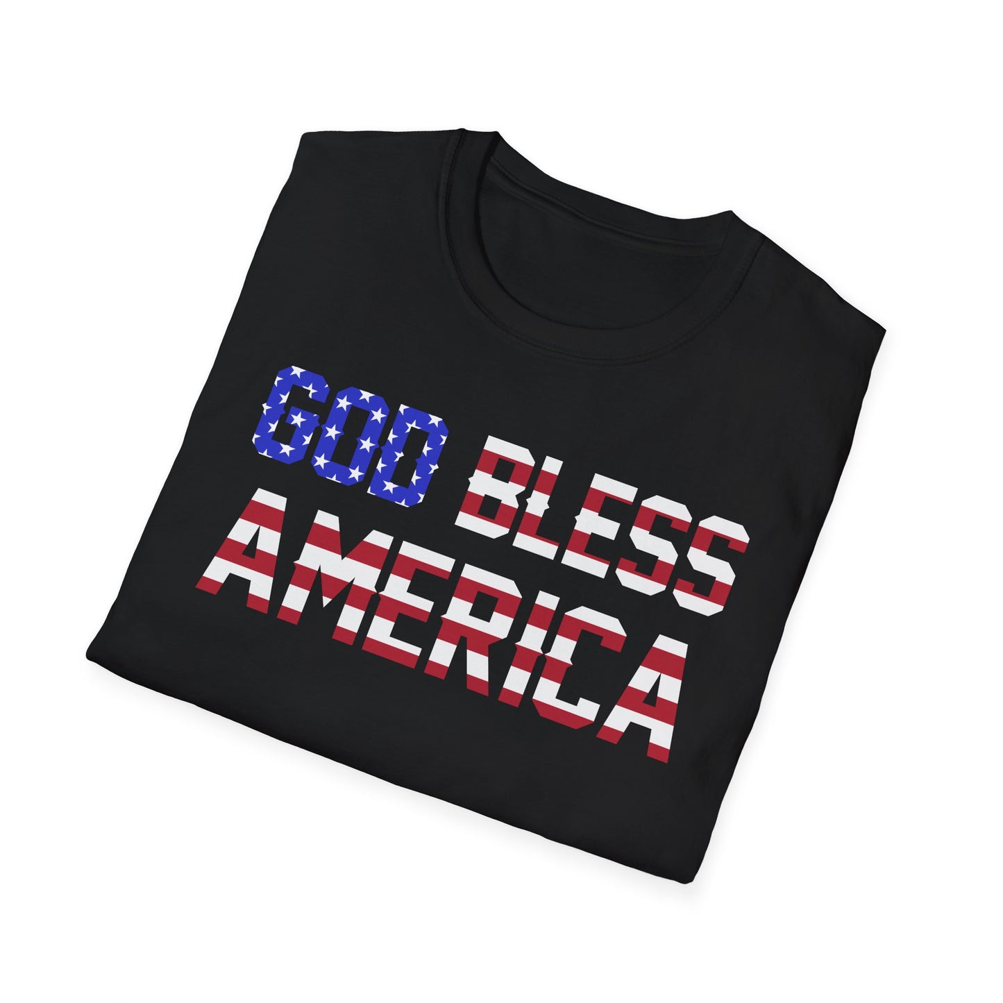 God Bless America Unisex Softstyle T-Shirt