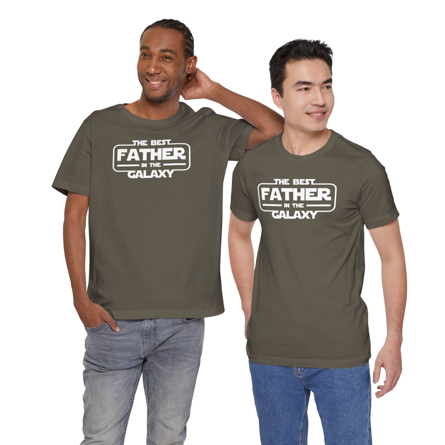 Best Father In The Galaxy Men's Jersey Short Sleeve Tee