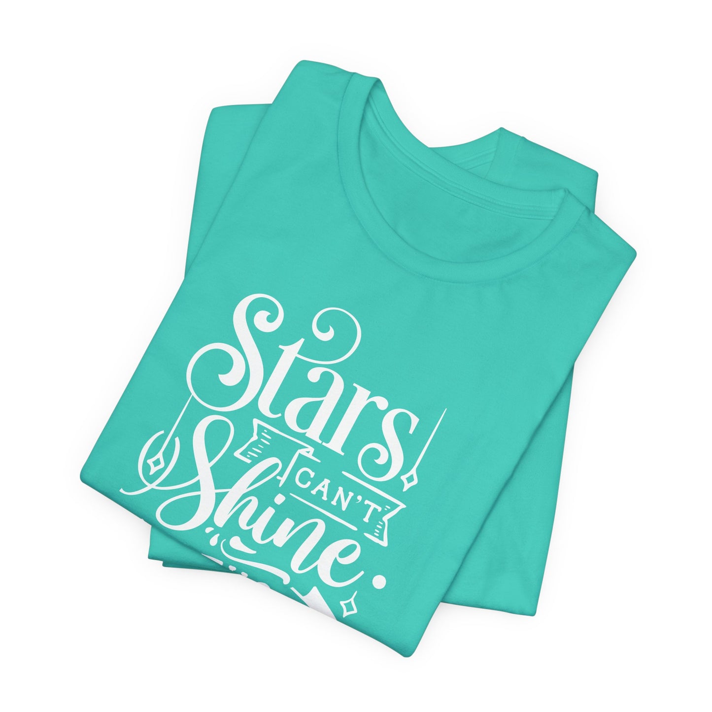 Stars Can't Shine Without Darkness Unisex Jersey Short Sleeve Tee