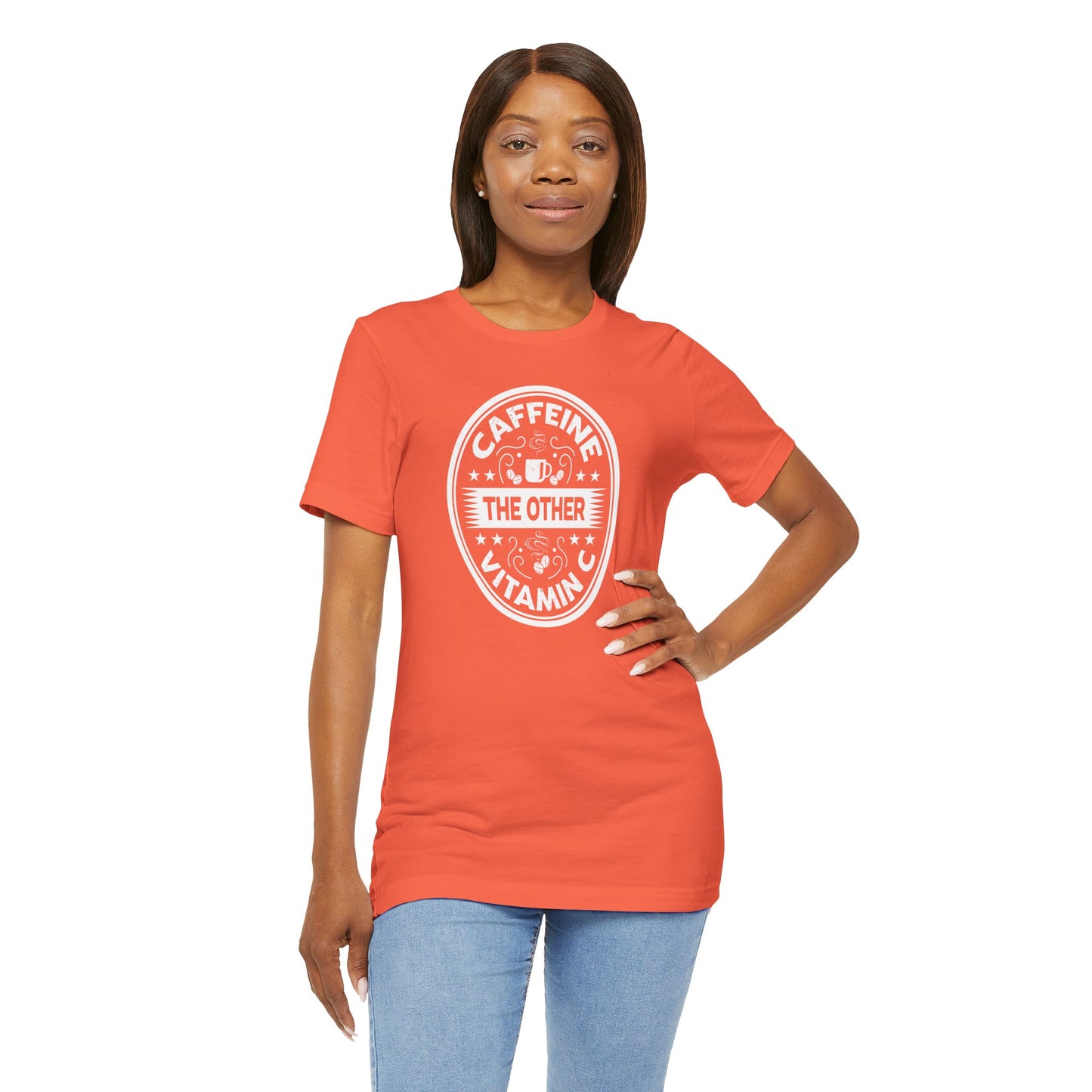 Caffeine The Other Vitamin C Unisex Jersey Short Sleeve Tee