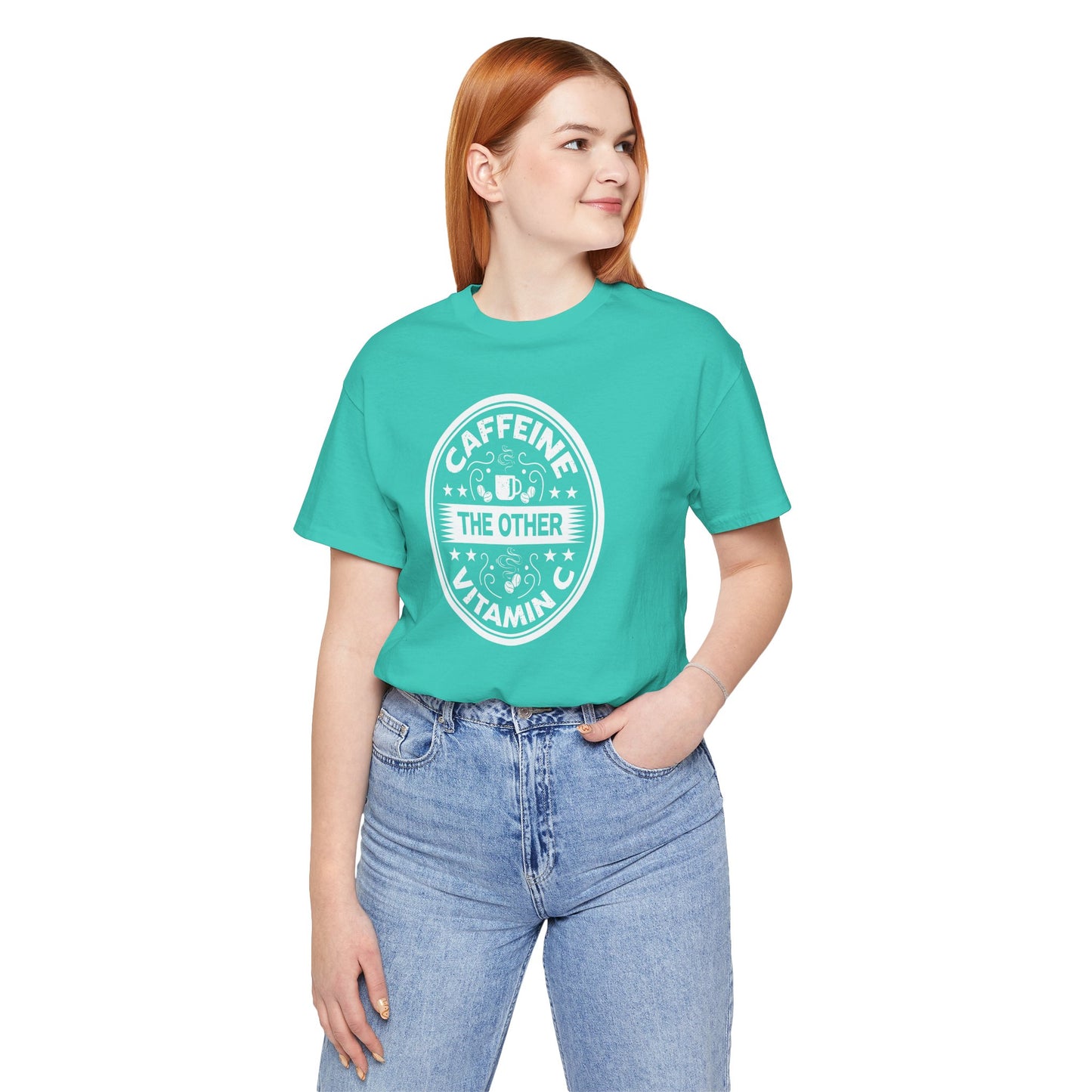 Caffeine The Other Vitamin C Unisex Jersey Short Sleeve Tee