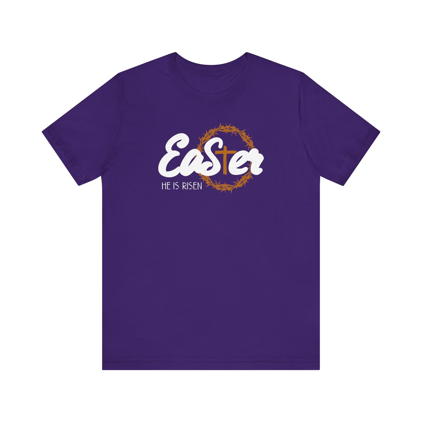 Easter He Is Risen Unisex Jersey Short Sleeve Tee