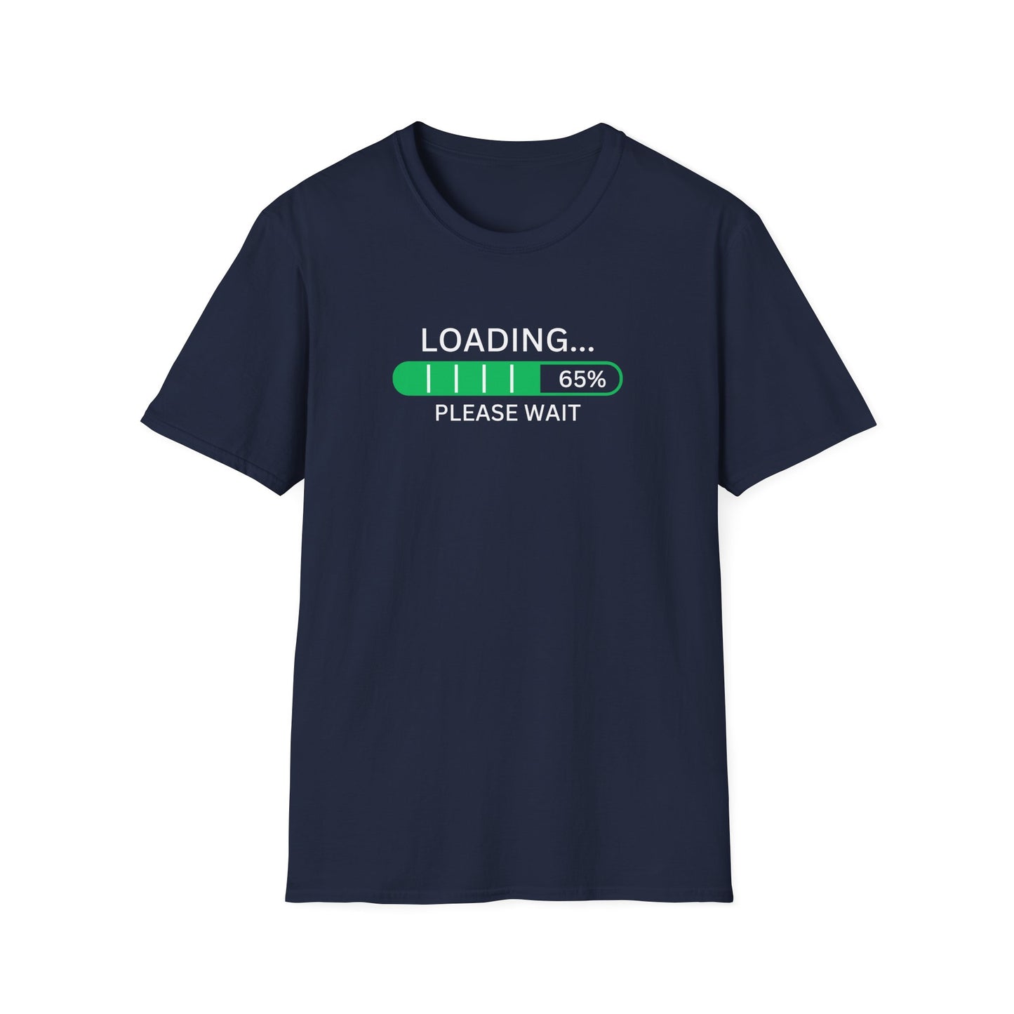 Loading Life... 65% Complete Unisex Softstyle T-Shirt