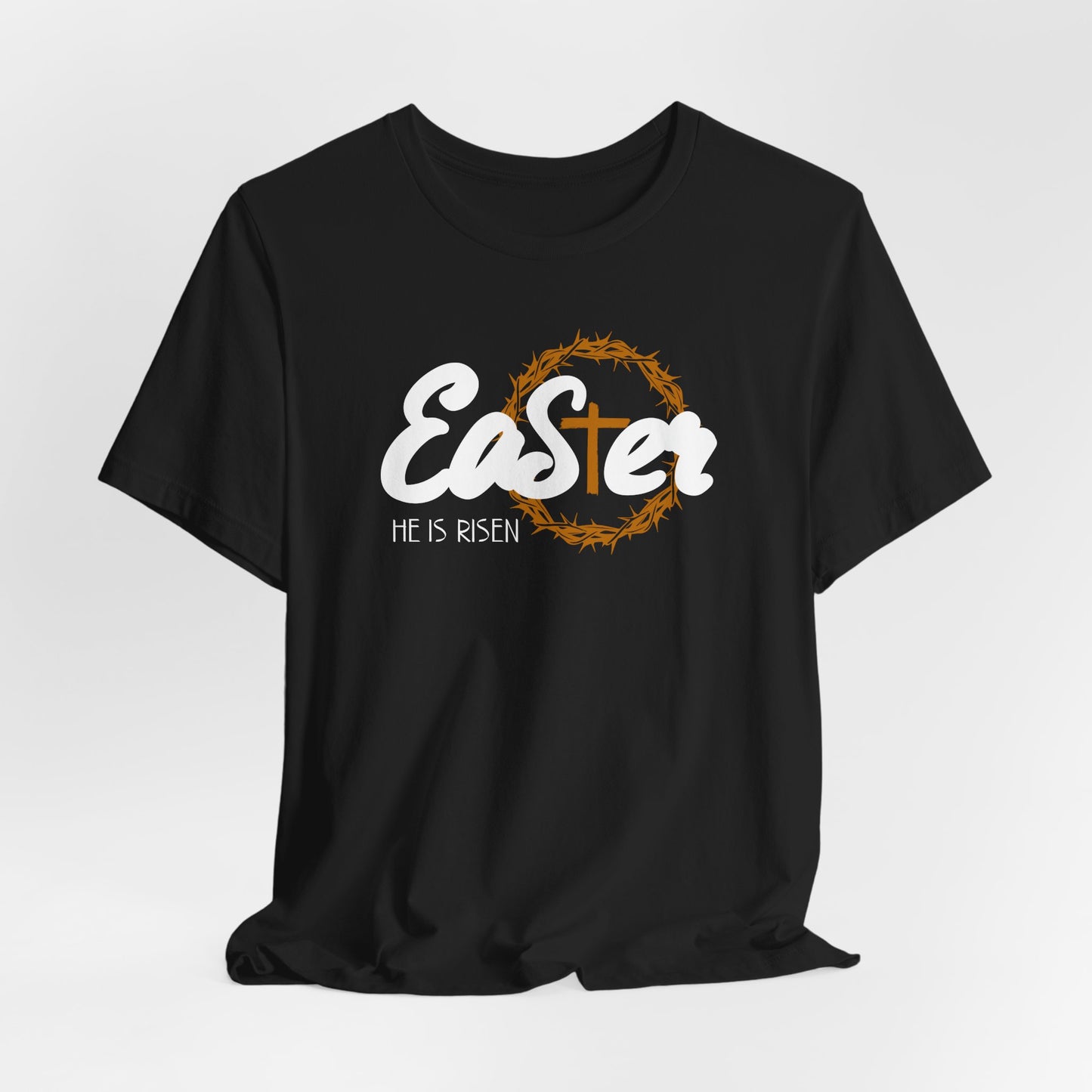 Easter He Is Risen Unisex Jersey Short Sleeve Tee