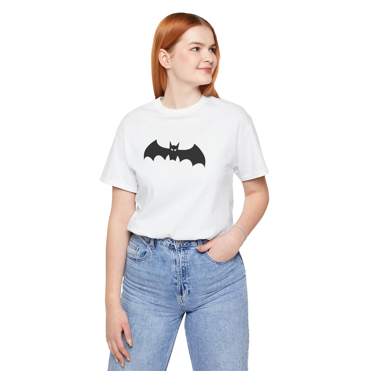 Halloween Bat OR That Caped Crusader Unisex Jersey Short Sleeve Tee