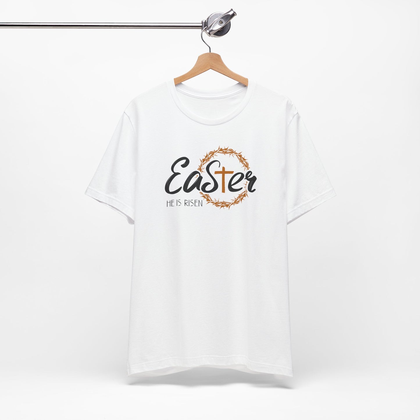 Easter He Is Risen Unisex Jersey Short Sleeve Tee