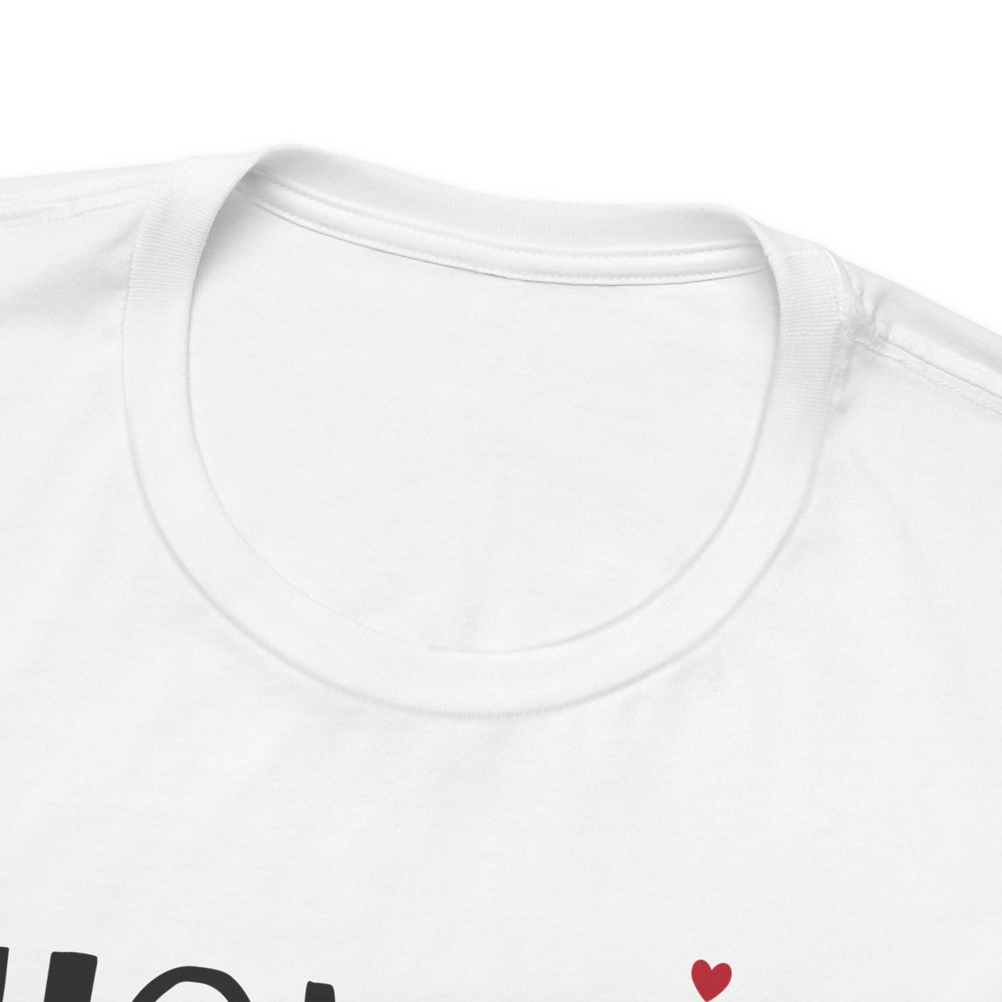 Home Is Where My Cat Is Unisex Jersey Short Sleeve Tee
