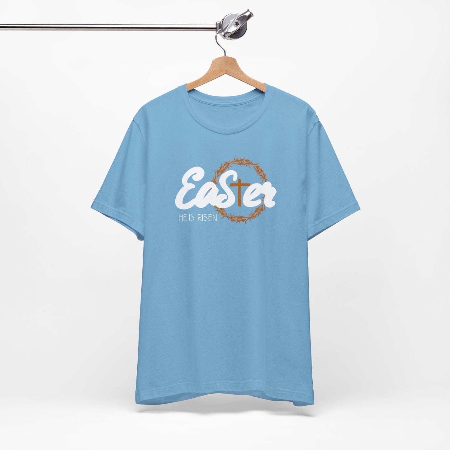 Easter He Is Risen Unisex Jersey Short Sleeve Tee