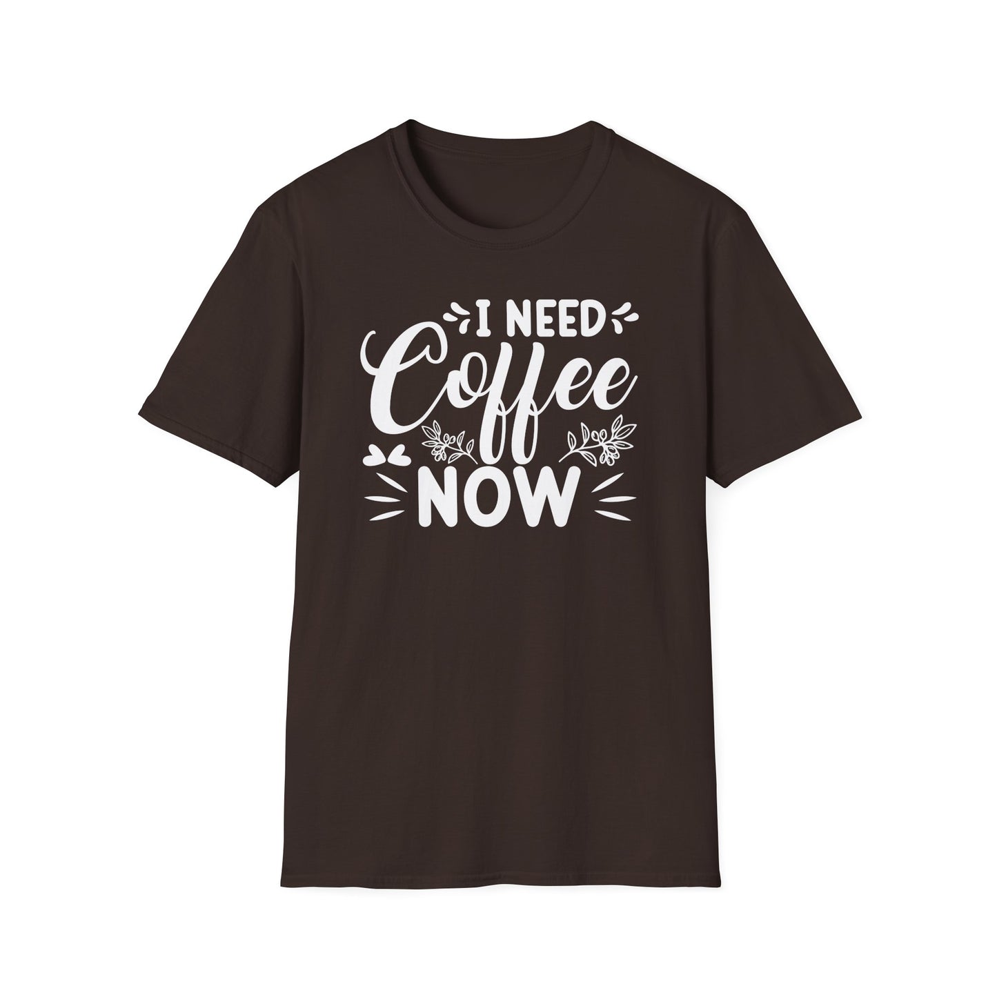 I Need Coffee Now Softstyle T-Shirt