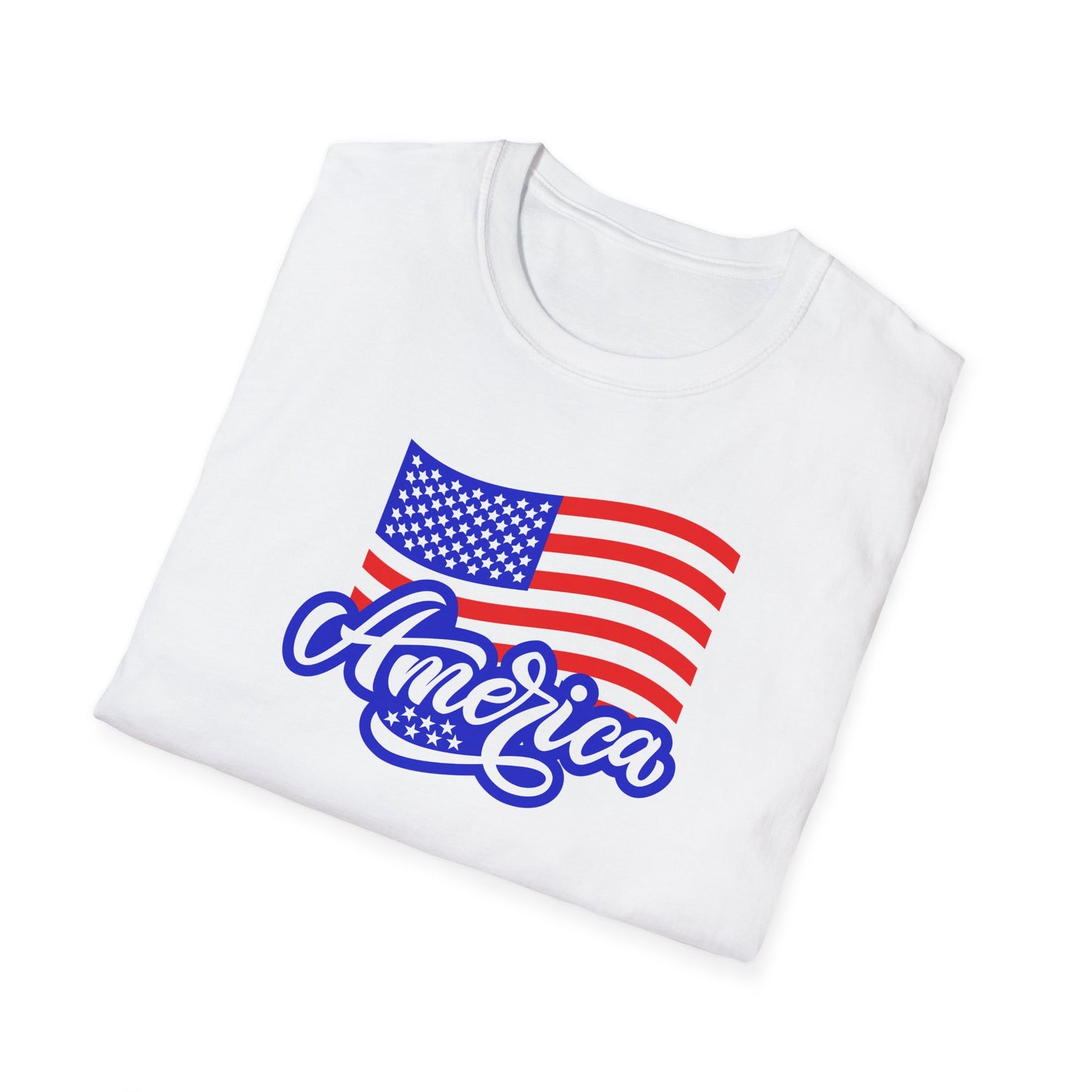 America Unisex Softstyle T-Shirt