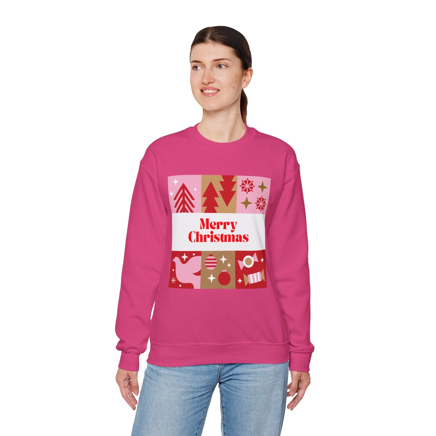 Christmas Montage ππβ¨ Unisex Heavy Blend Crewneck Sweatshirt