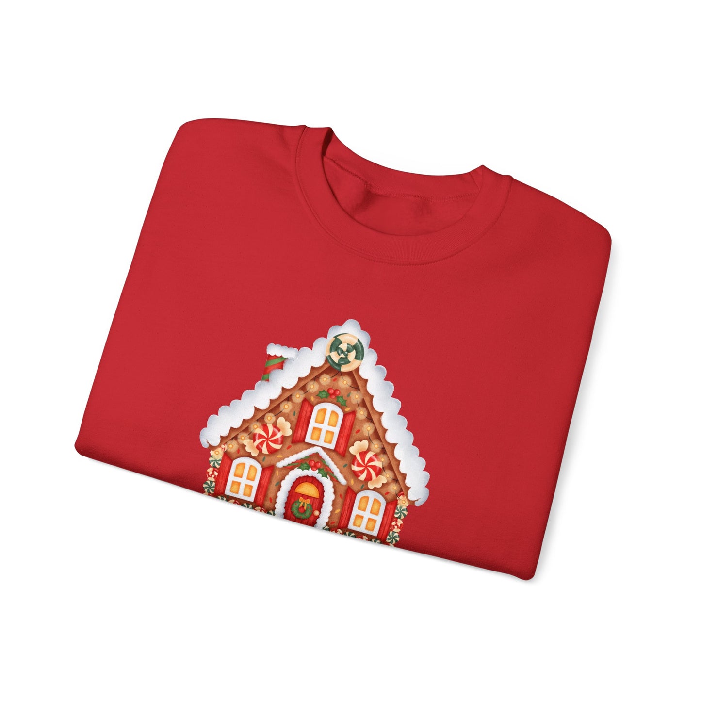 Christmas Gingerbread House ππ¬β¨ Unisex Heavy Blend Crewneck Sweatshirt