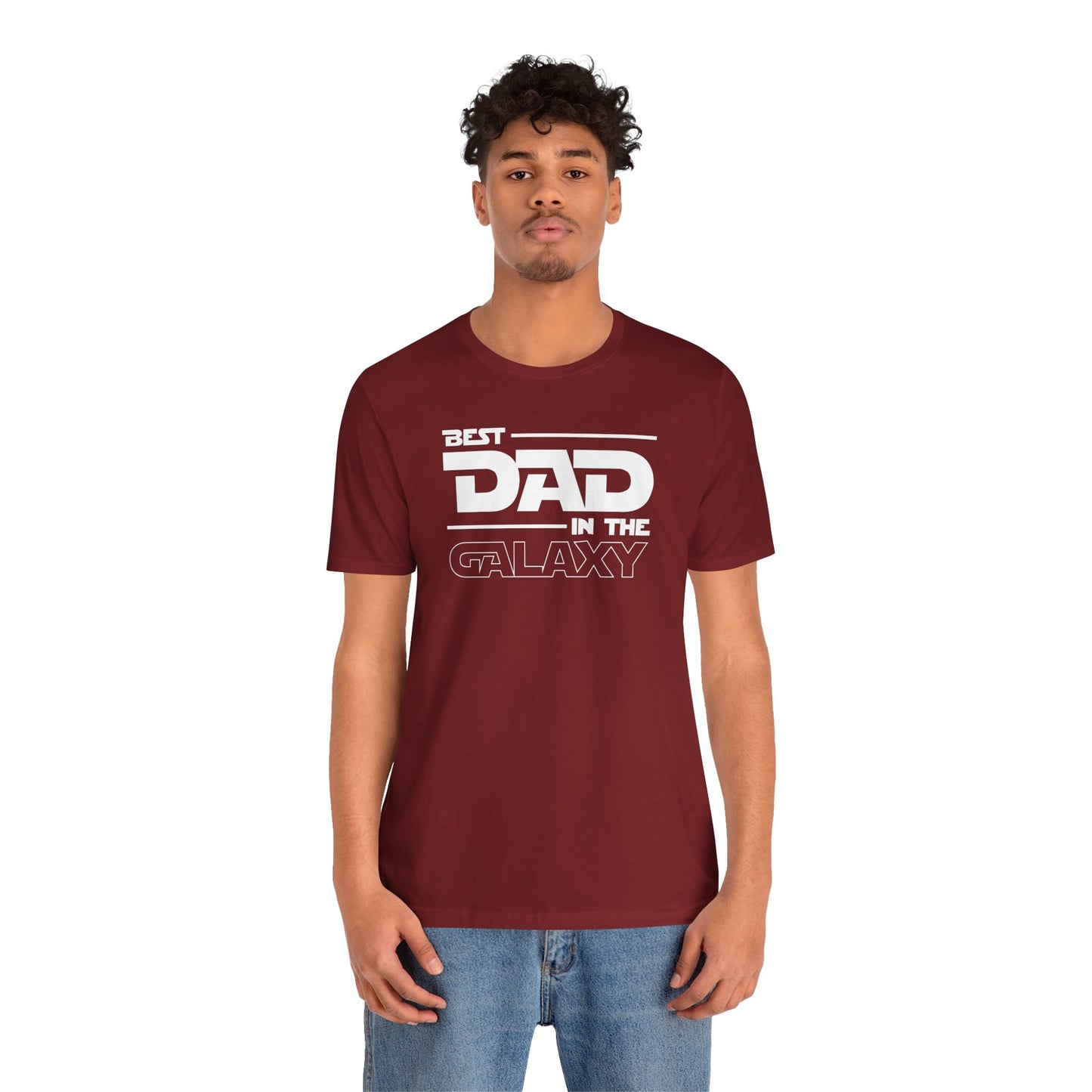 Best Dad In The Galaxy Men's Jersey Short Sleeve Tee