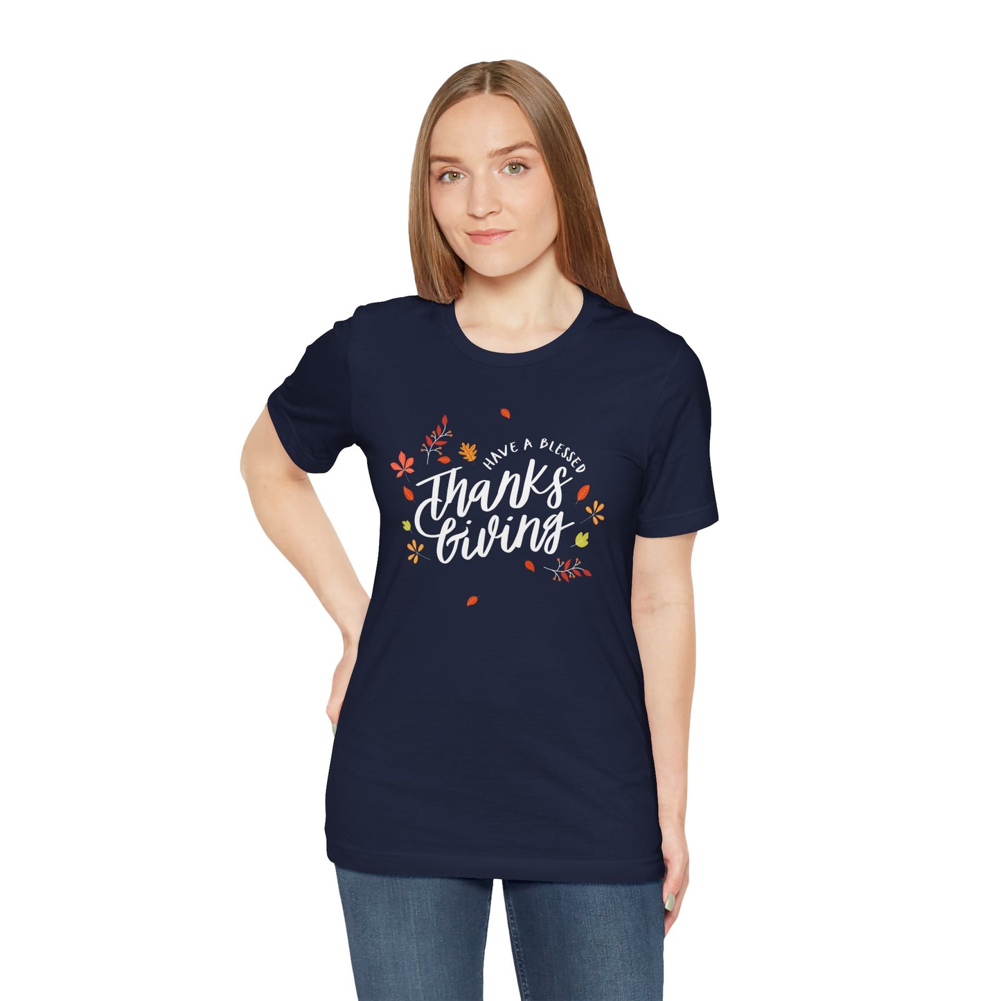 Have A Blessed Thanksgiving Unisex Jersey Short Sleeve Tee