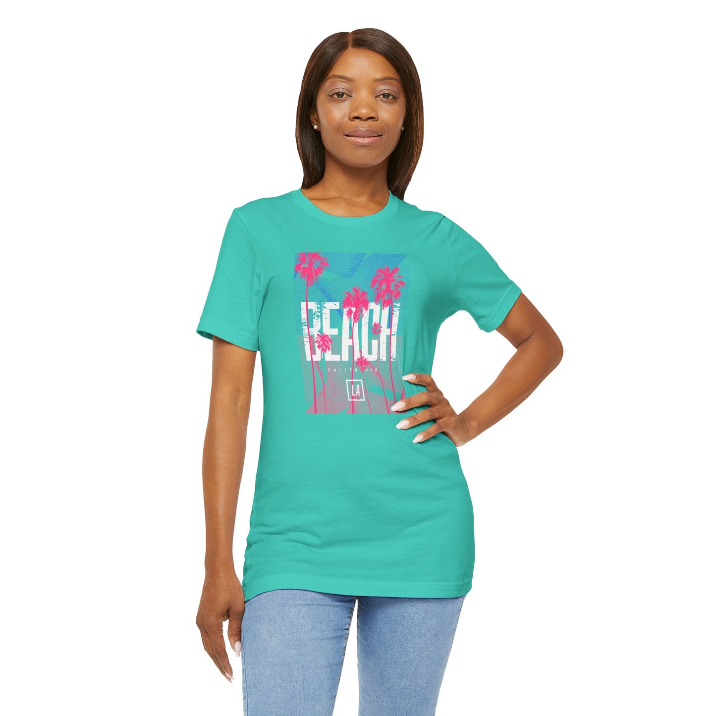 Beach California Unisex Jersey Short Sleeve Tee