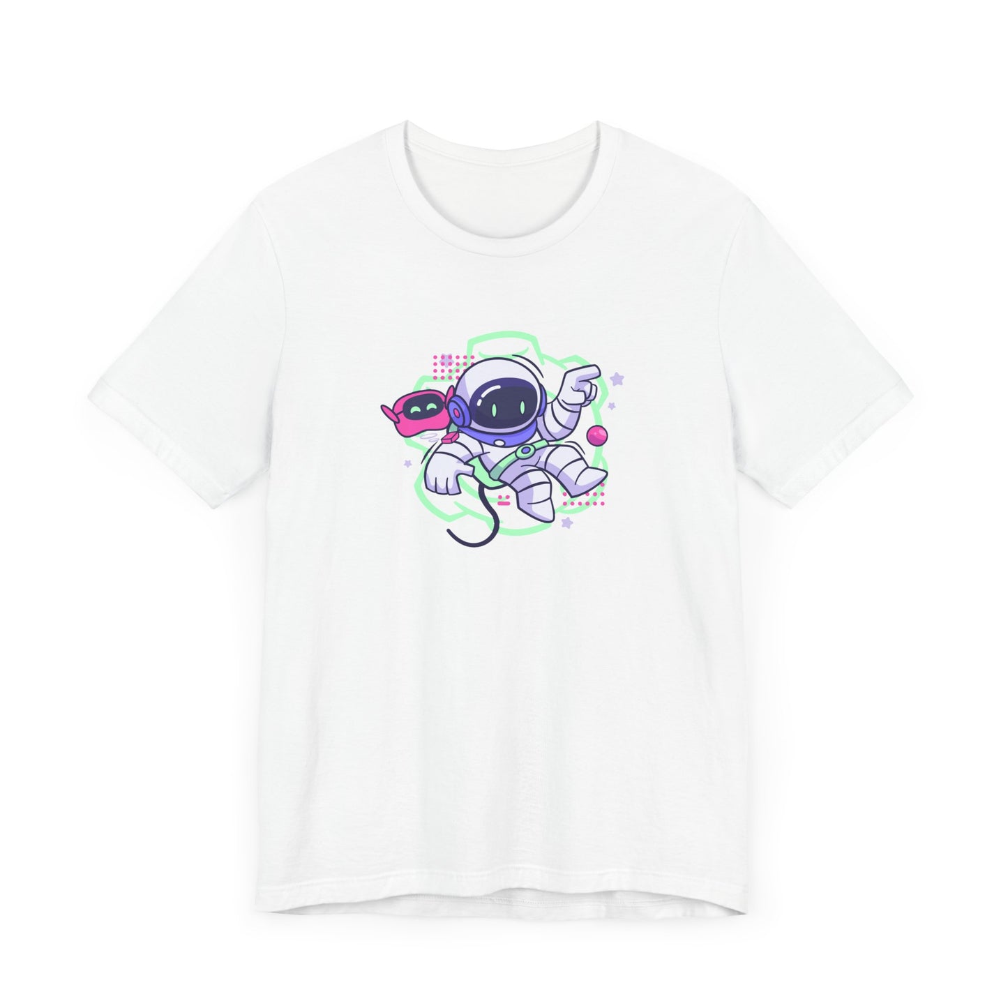 Astronaut In Space Unisex Jersey Short Sleeve Tee