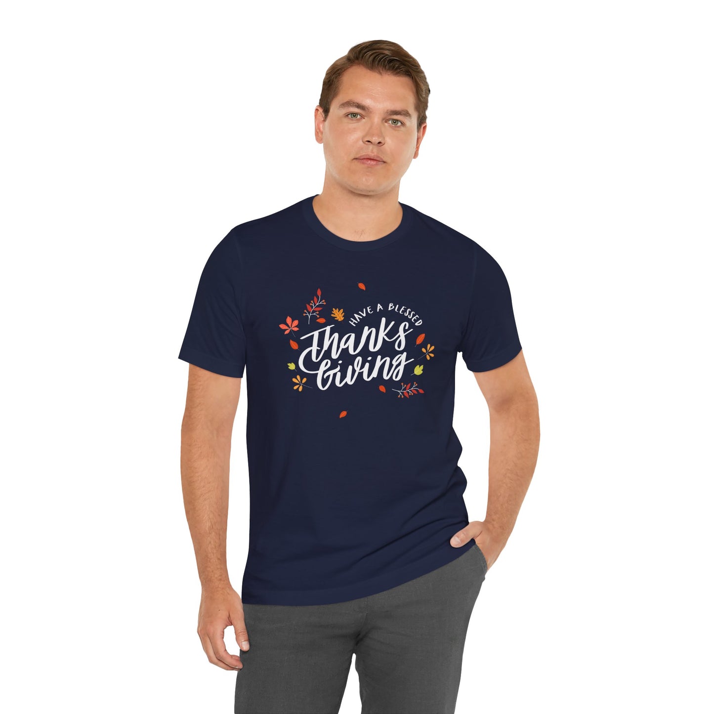 Have A Blessed Thanksgiving Unisex Jersey Short Sleeve Tee