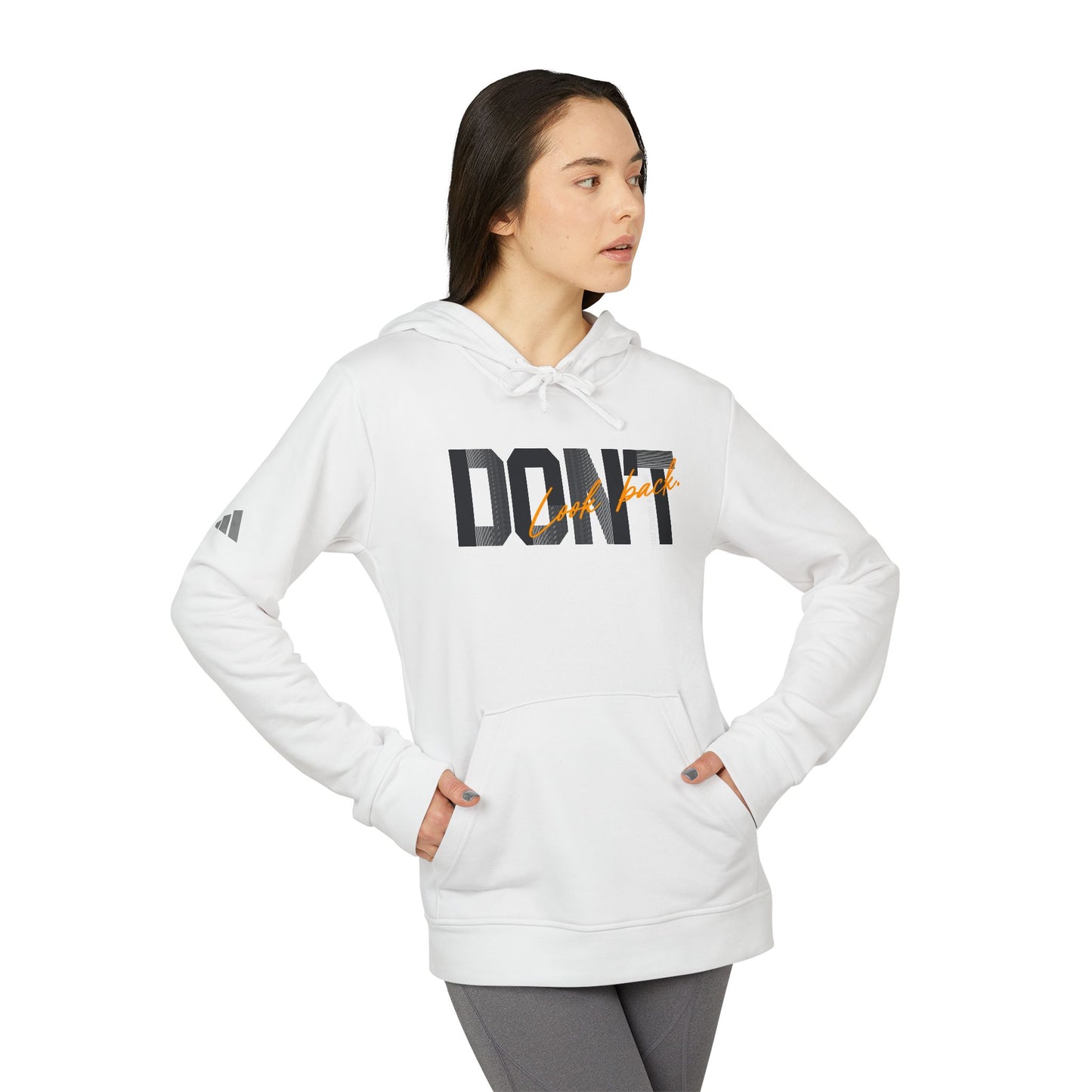 Don't Look Back Adidas Unisex Cozy Fleece Hoodie