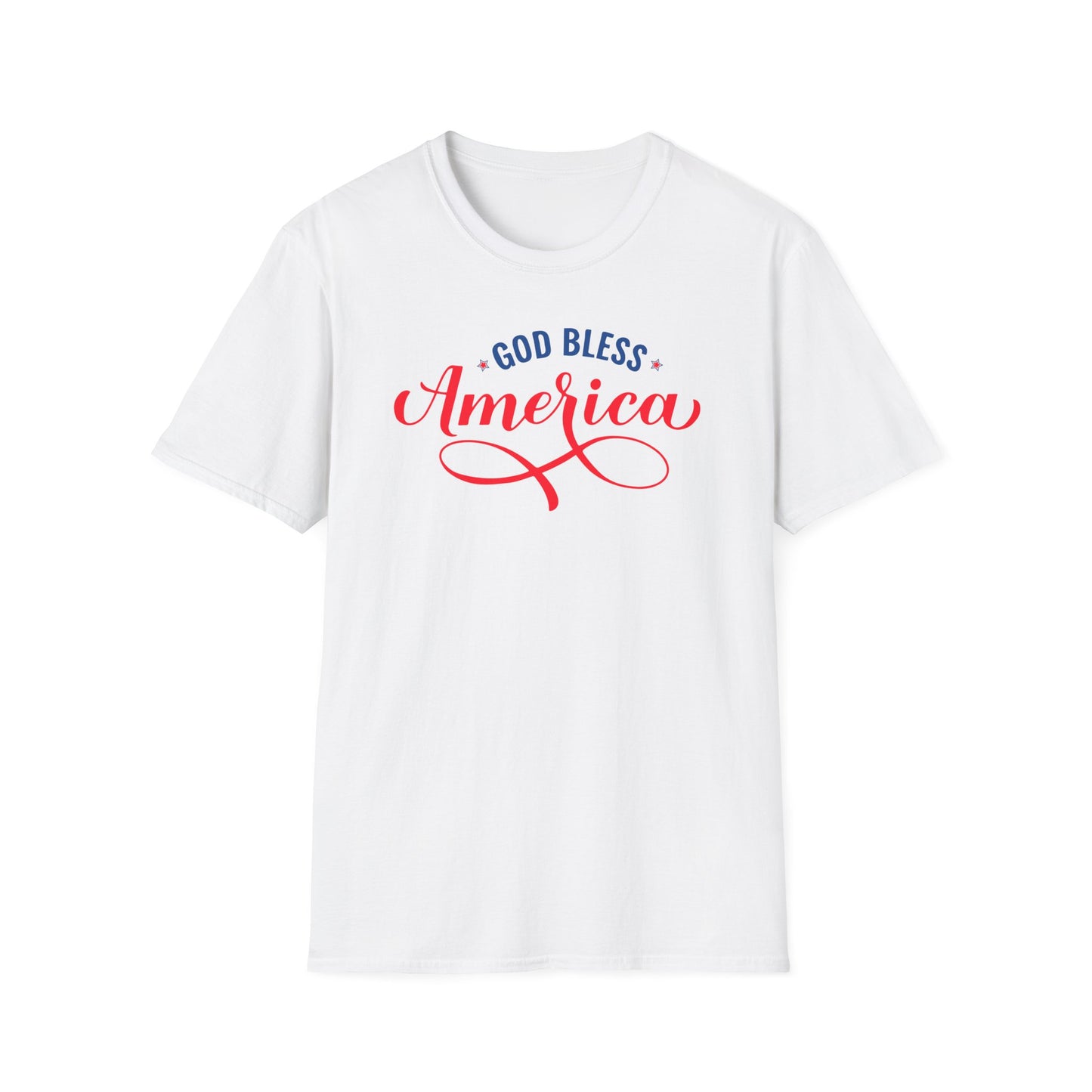 God Bless America Unisex Softstyle T-Shirt