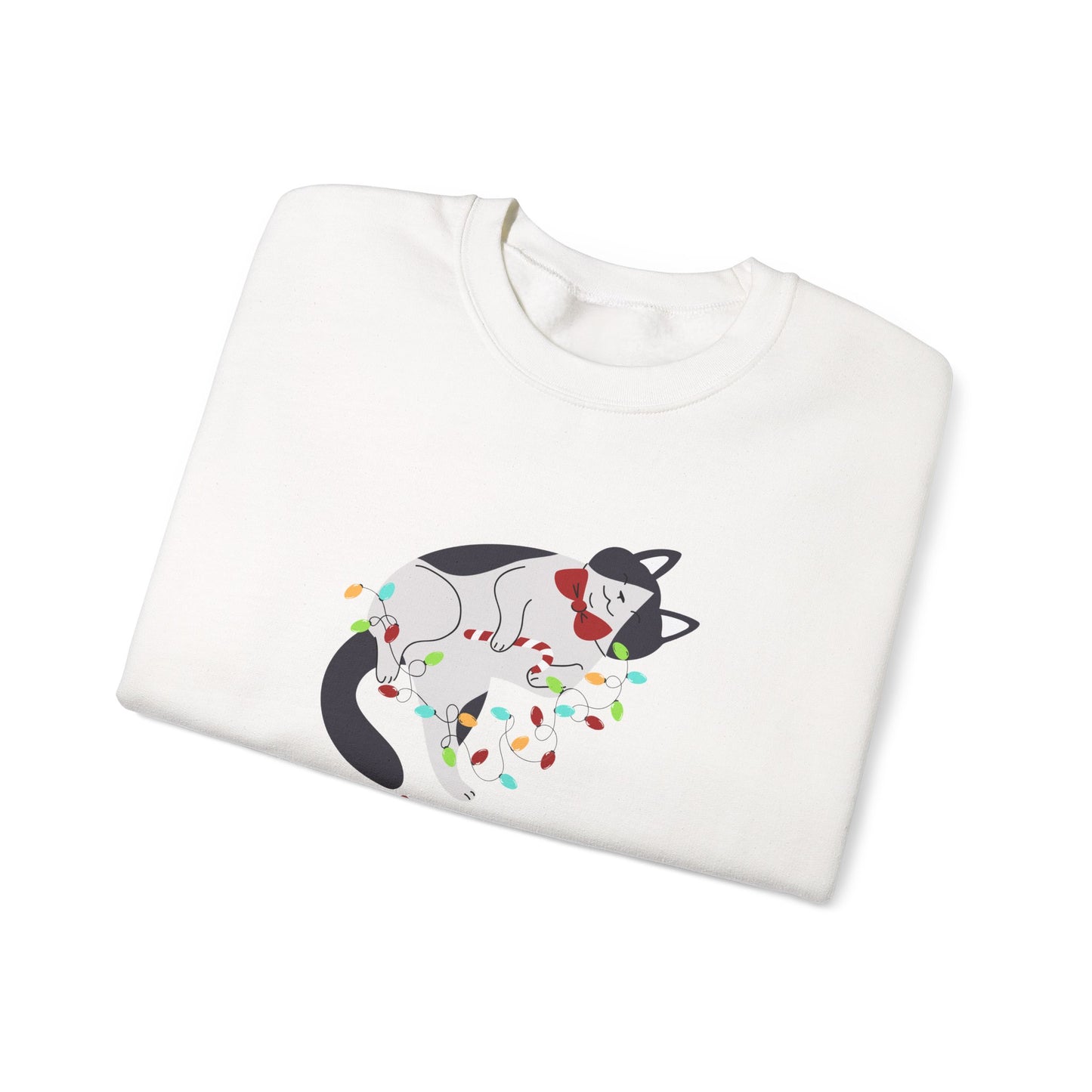 Meow Christmas ππ±β¨ Unisex Heavy Blend Crewneck Sweatshirt