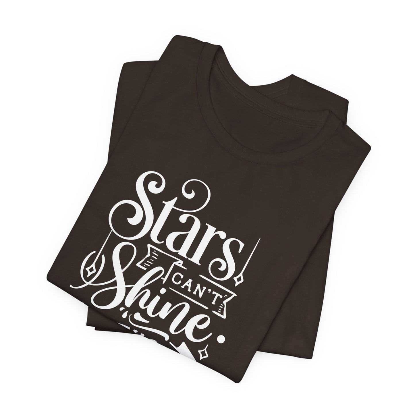 Stars Can't Shine Without Darkness Unisex Jersey Short Sleeve Tee