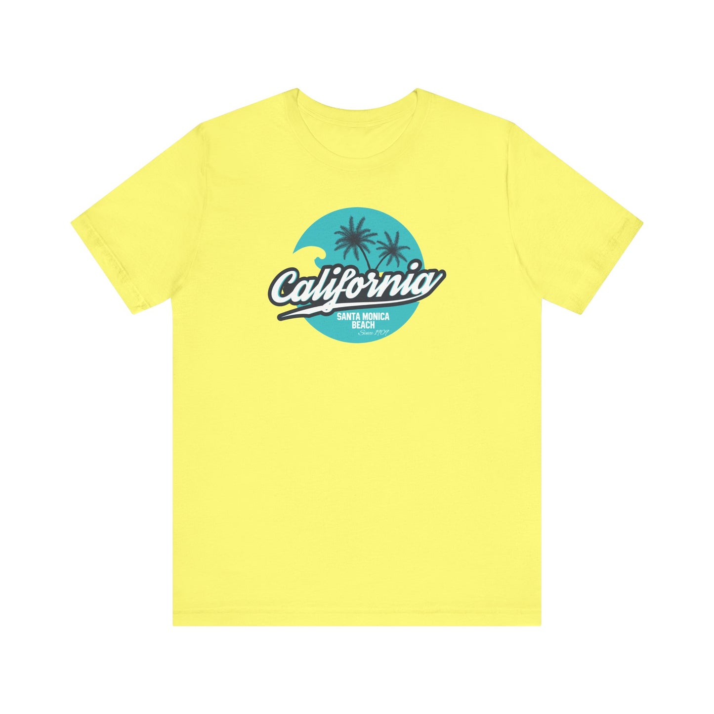 California Santa Monica Beach Unisex Jersey Short Sleeve Tee