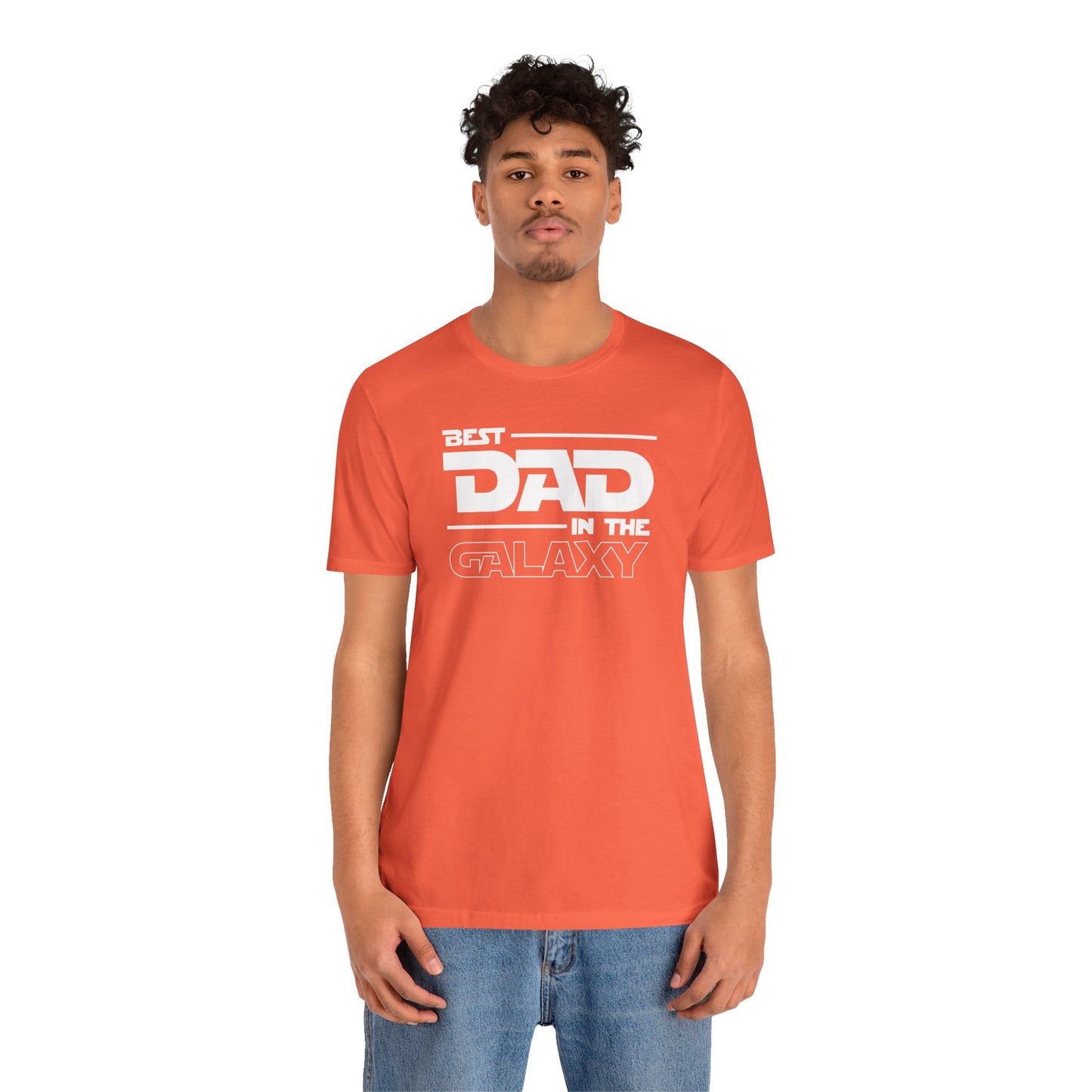Best Dad In The Galaxy Men's Jersey Short Sleeve Tee