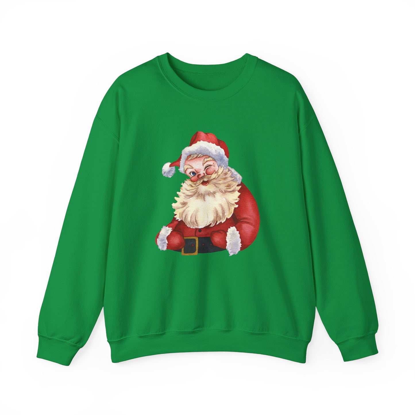 Unisex Heavy Blend Crewneck Sweatshirt Winking Santa π
β¨β€οΈ