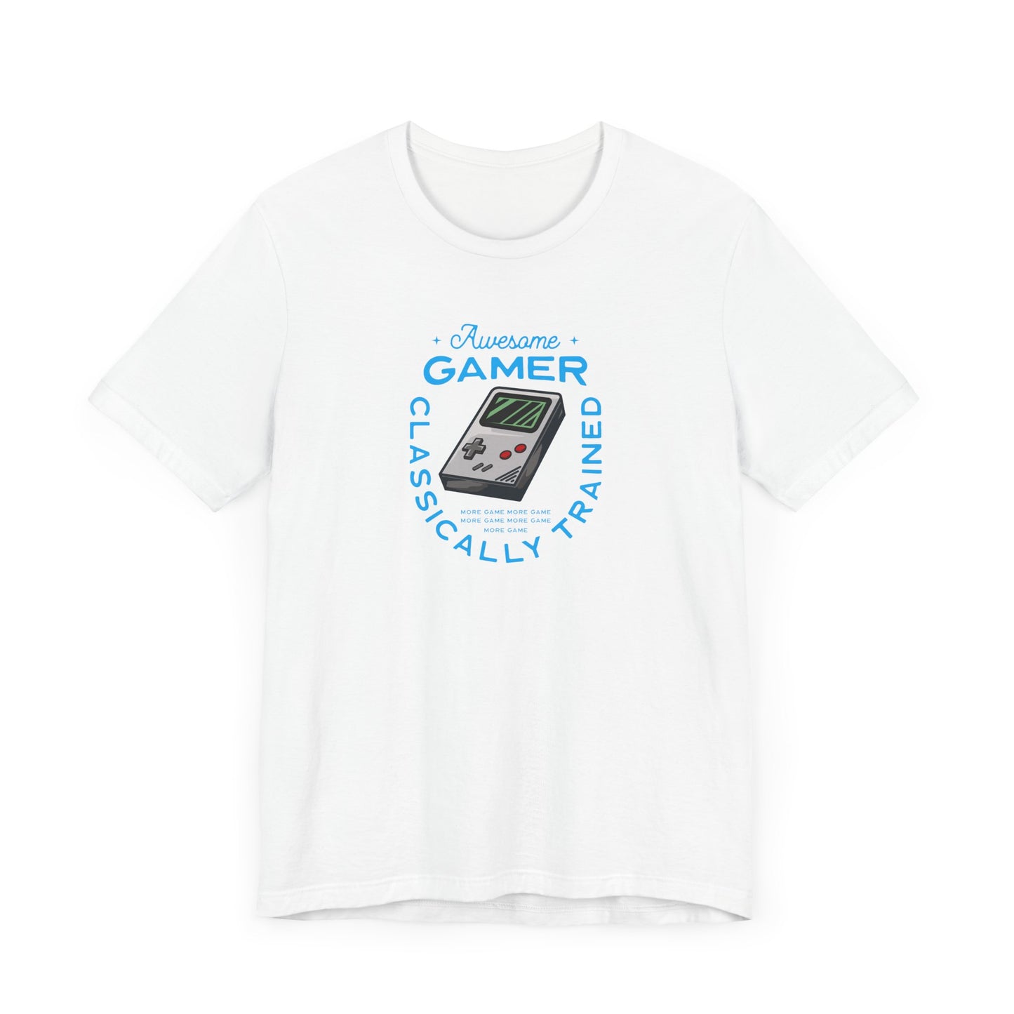 Unisex Jersey Short Sleeve Tee Awesome Gamer Classically Trained Blue Print