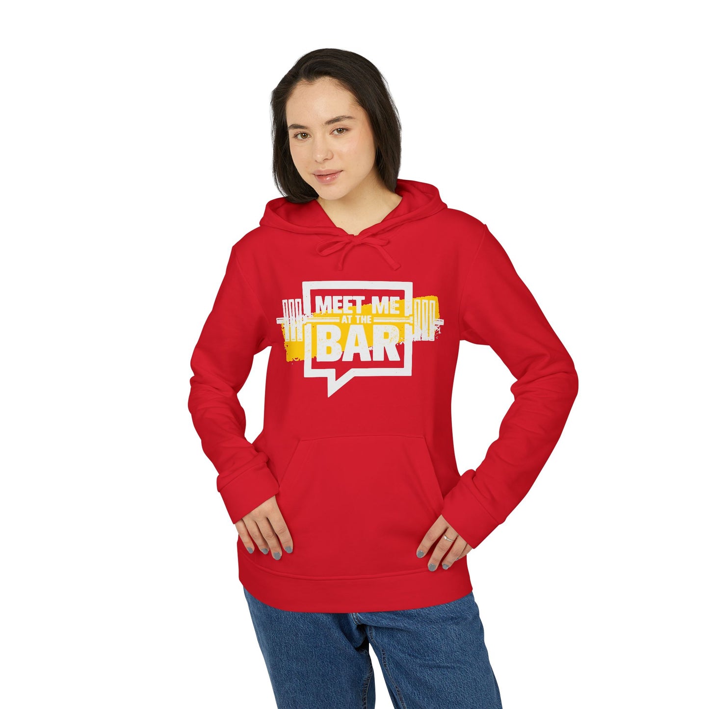 Meet Me At The Bar Adidas Unisex Cozy Fleece Hoodie