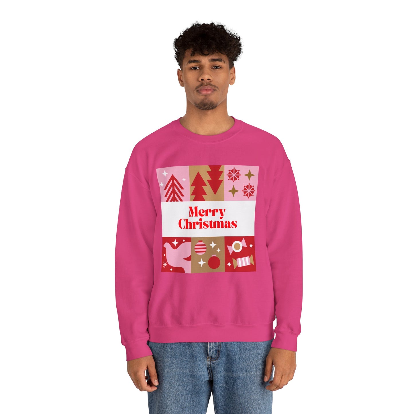 Christmas Montage ππβ¨ Unisex Heavy Blend Crewneck Sweatshirt