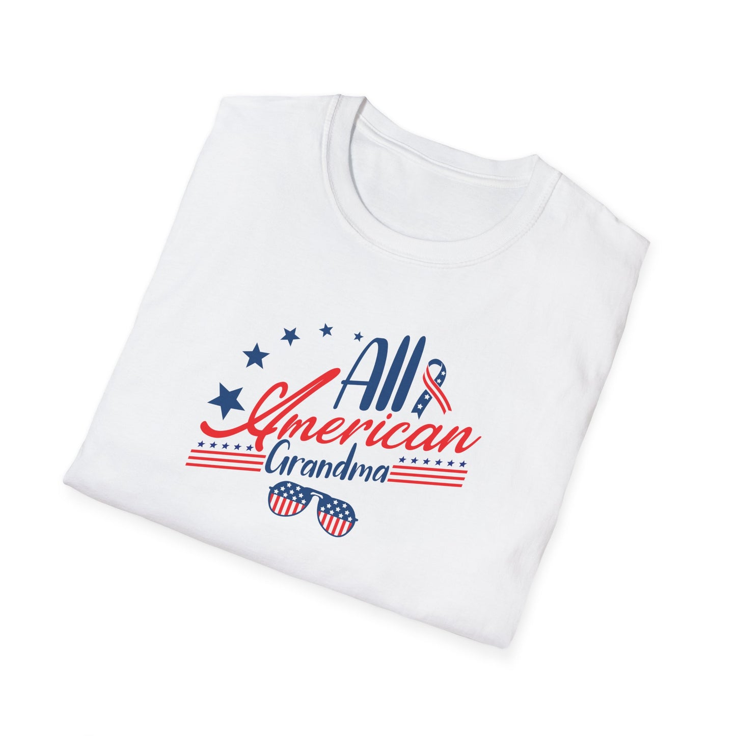 All American Grandma Unisex Softstyle T-Shirt
