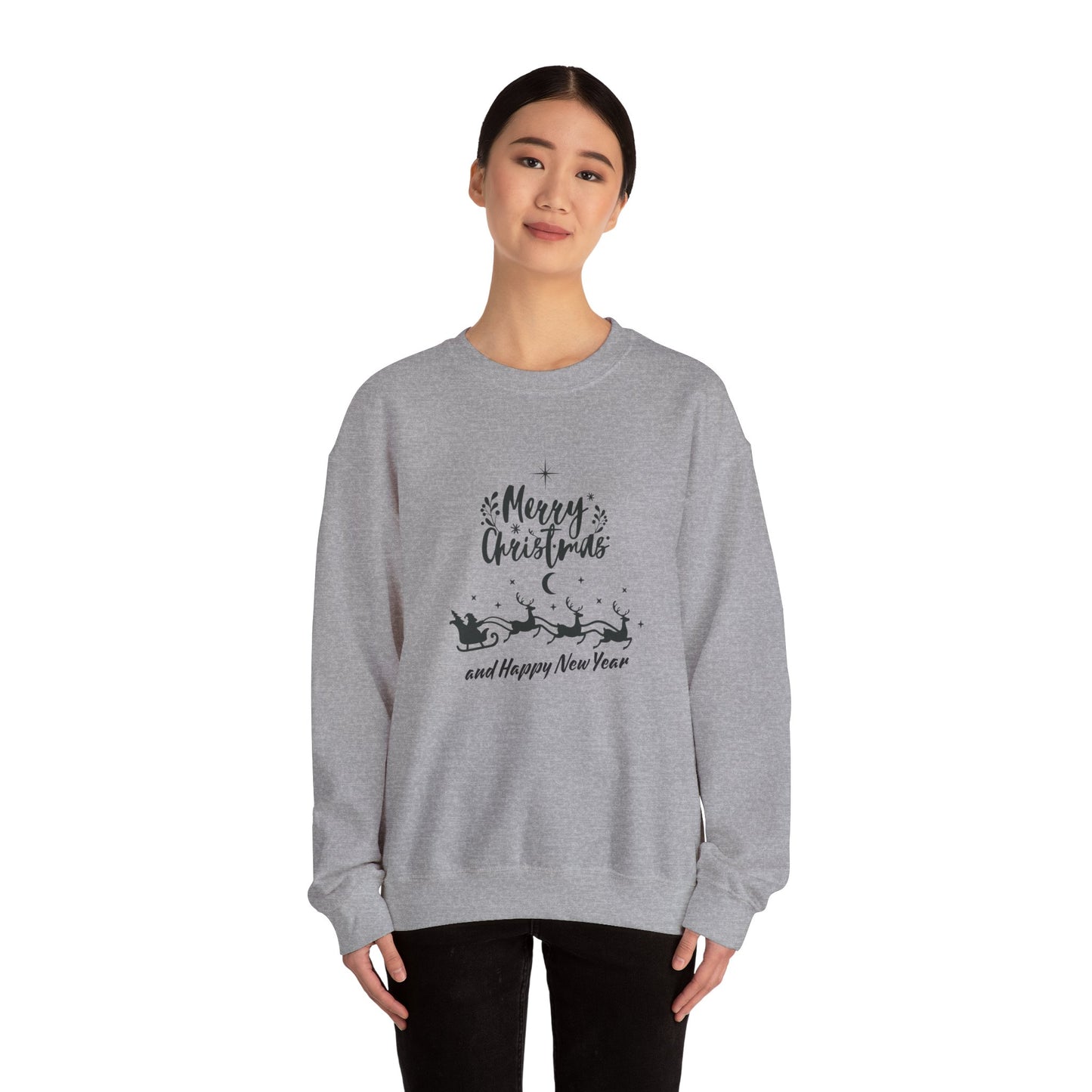 Unisex Heavy Blend Crewneck Sweatshirt Santa's Sleigh π
β¨π