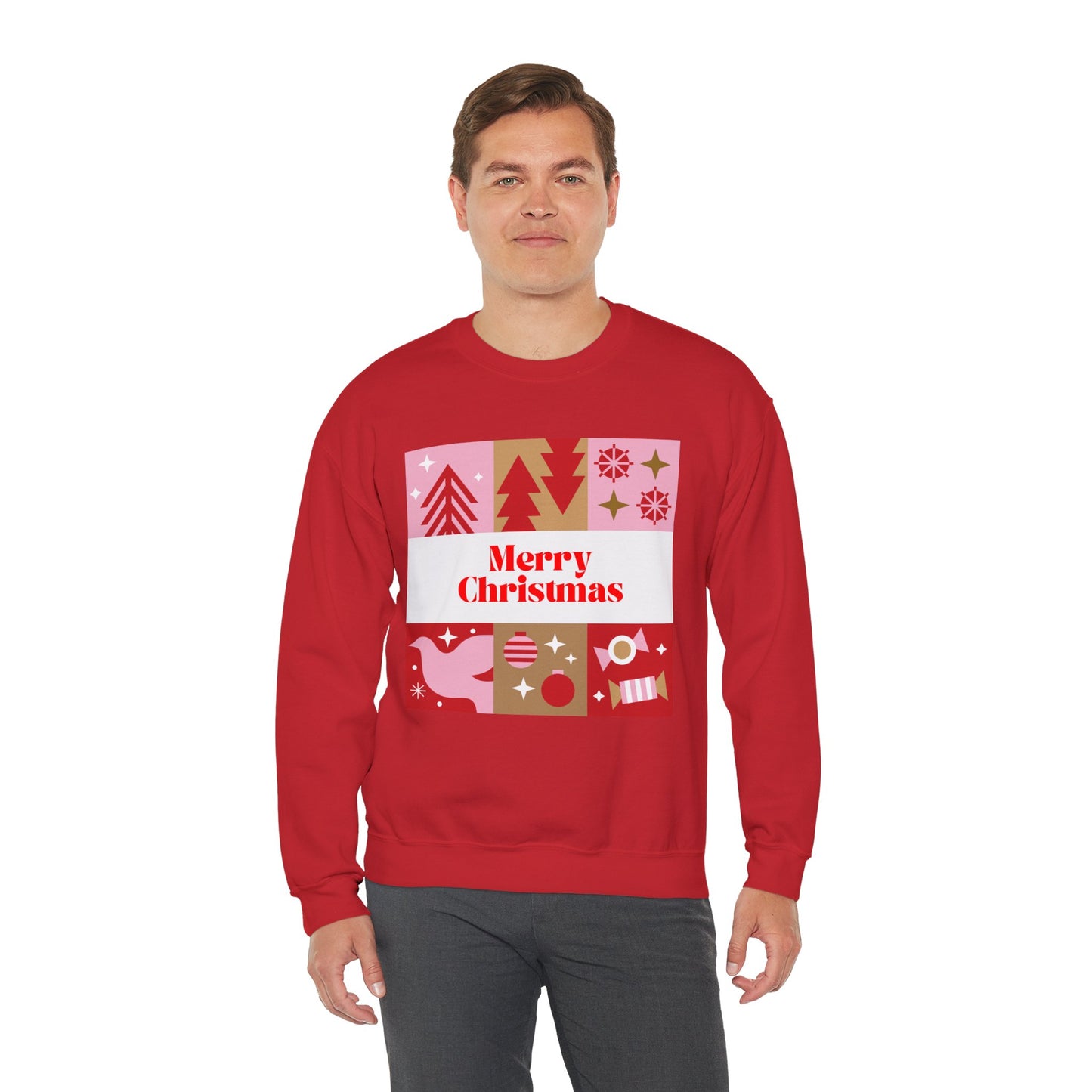 Christmas Montage ππβ¨ Unisex Heavy Blend Crewneck Sweatshirt
