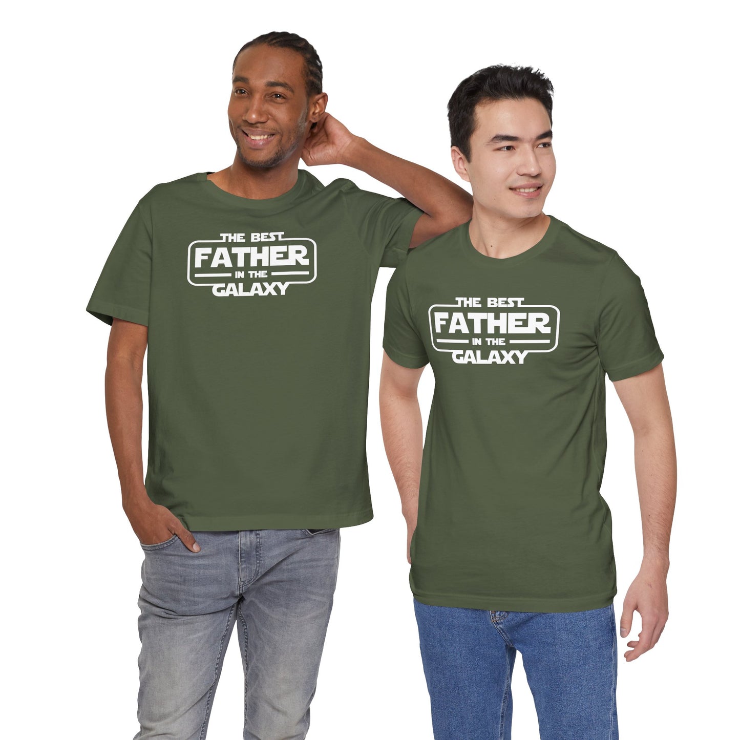 Best Father In The Galaxy Men's Jersey Short Sleeve Tee
