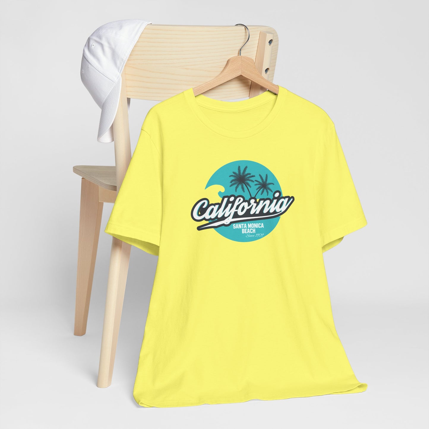 California Santa Monica Beach Unisex Jersey Short Sleeve Tee