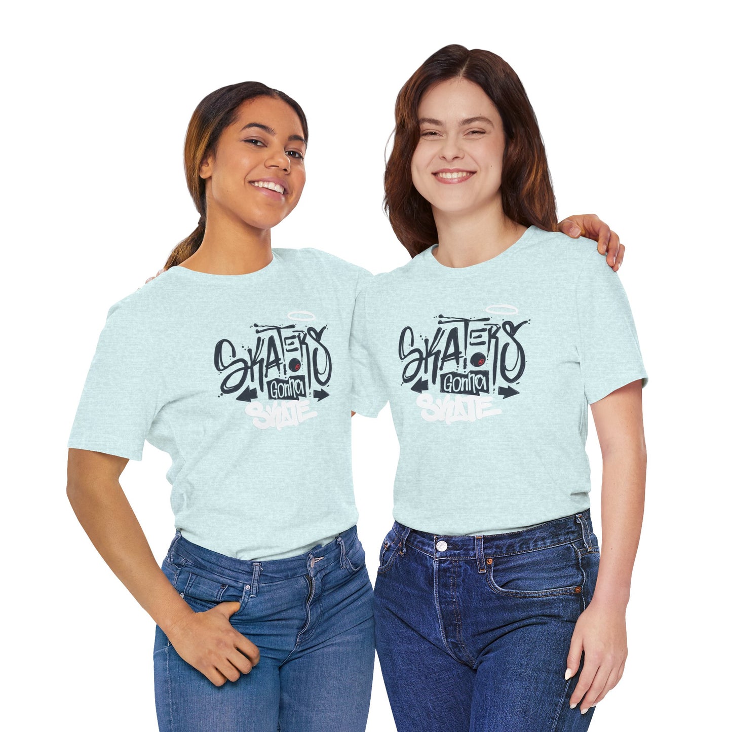 Skaters Gonna Skate Unisex Jersey Short Sleeve Tee