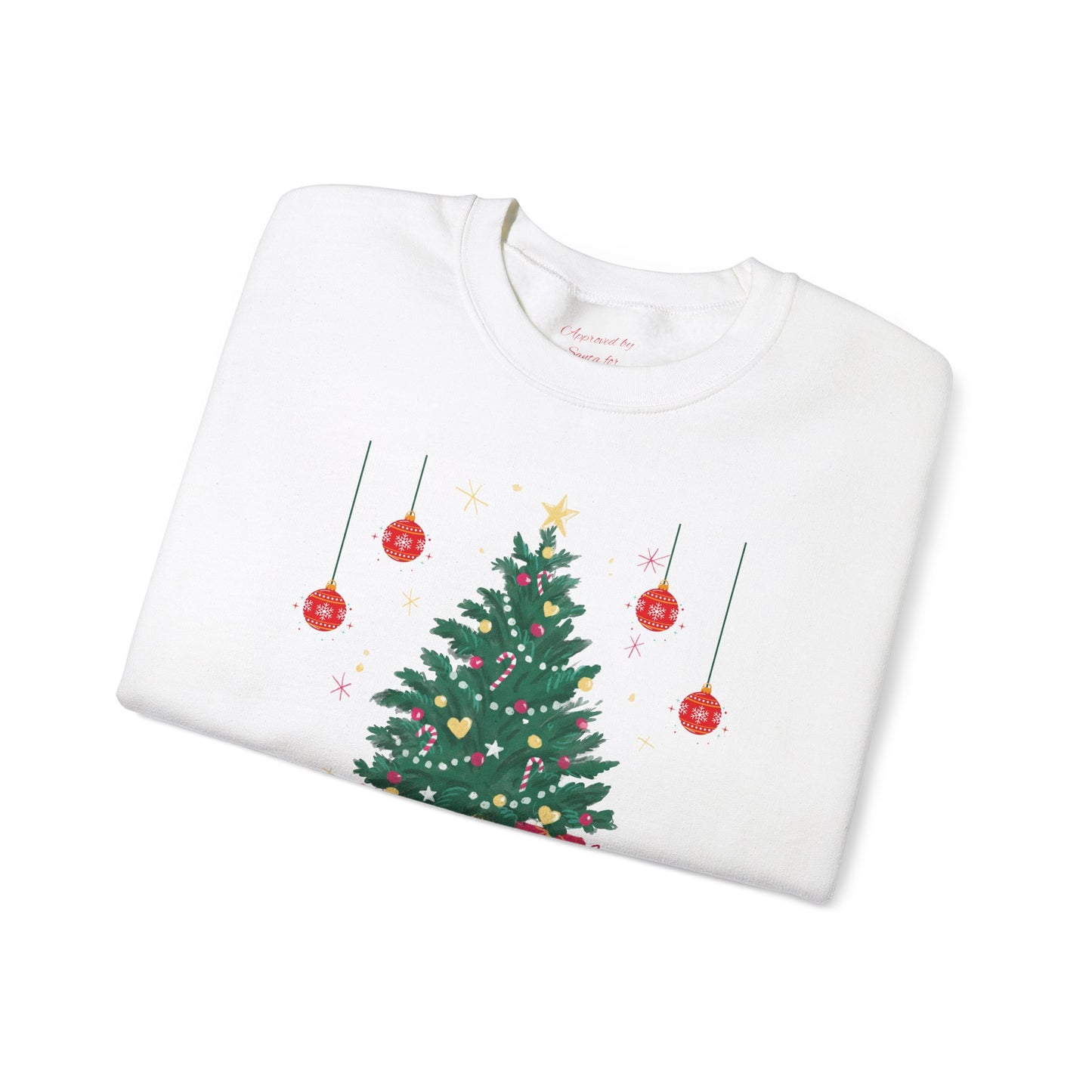 Unisex Heavy Blend Crewneck Sweatshirt Watercolor Christmas Tree πβ¨π
