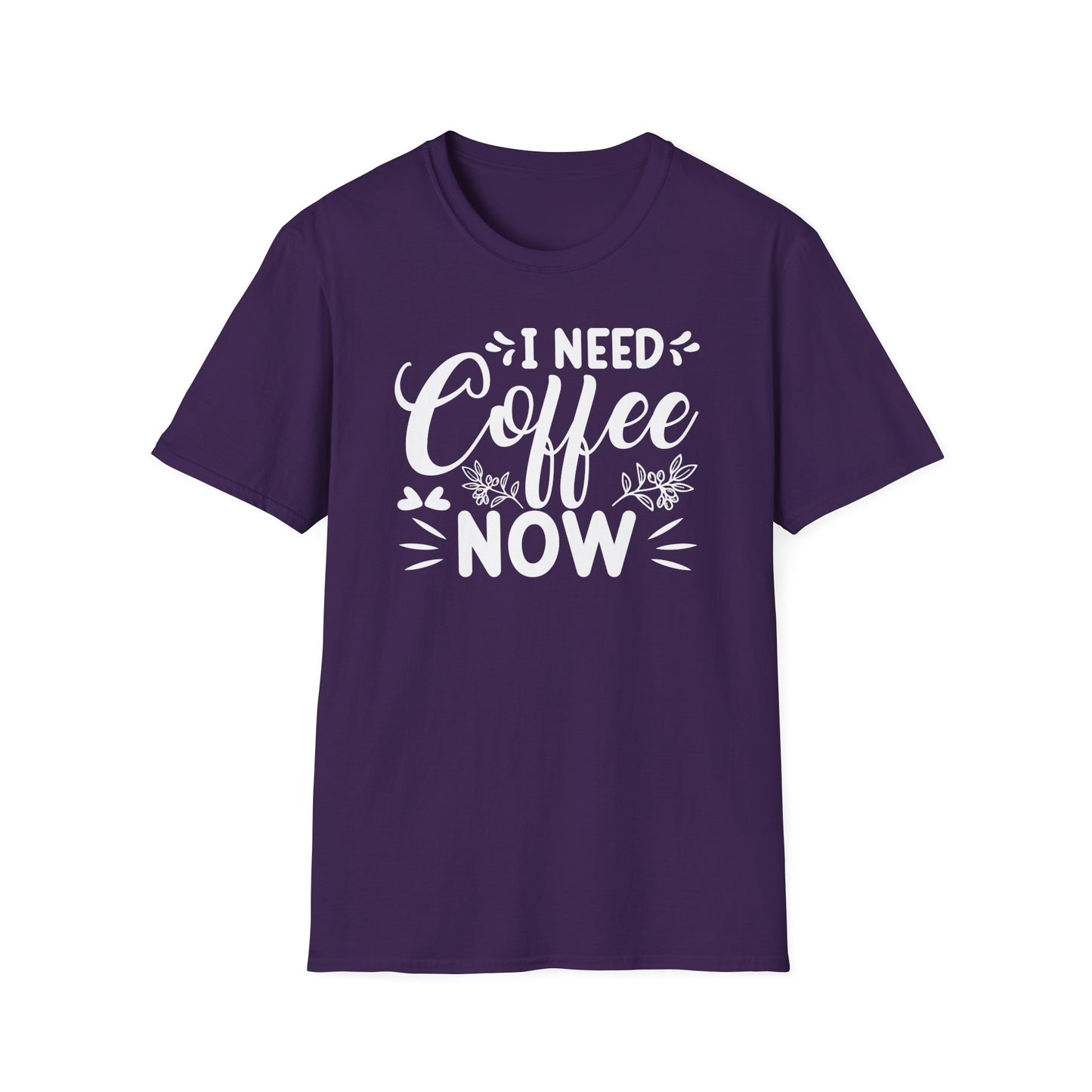 I Need Coffee Now Softstyle T-Shirt