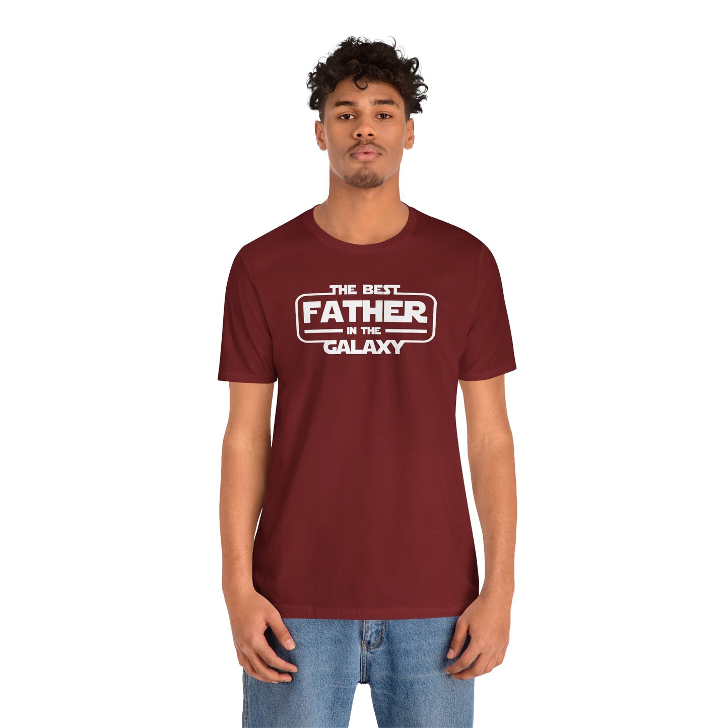 Best Father In The Galaxy Men's Jersey Short Sleeve Tee