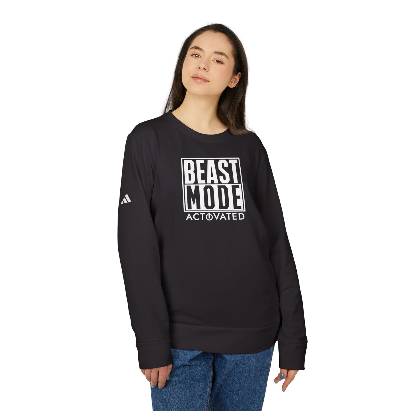 Beast Mode Activated Adidas Unisex Cozy Fleece Sweatshirt