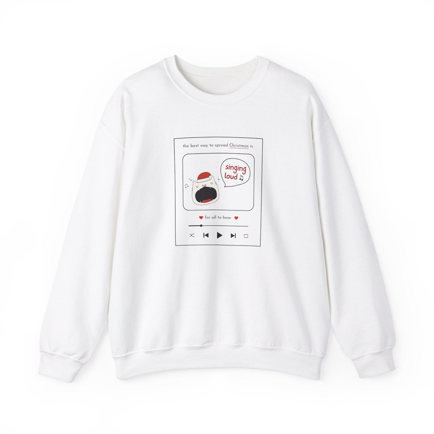 Unisex Heavy Blend Crewneck Sweatshirt The Best Way to Spread Christmas Cheer π€π±π