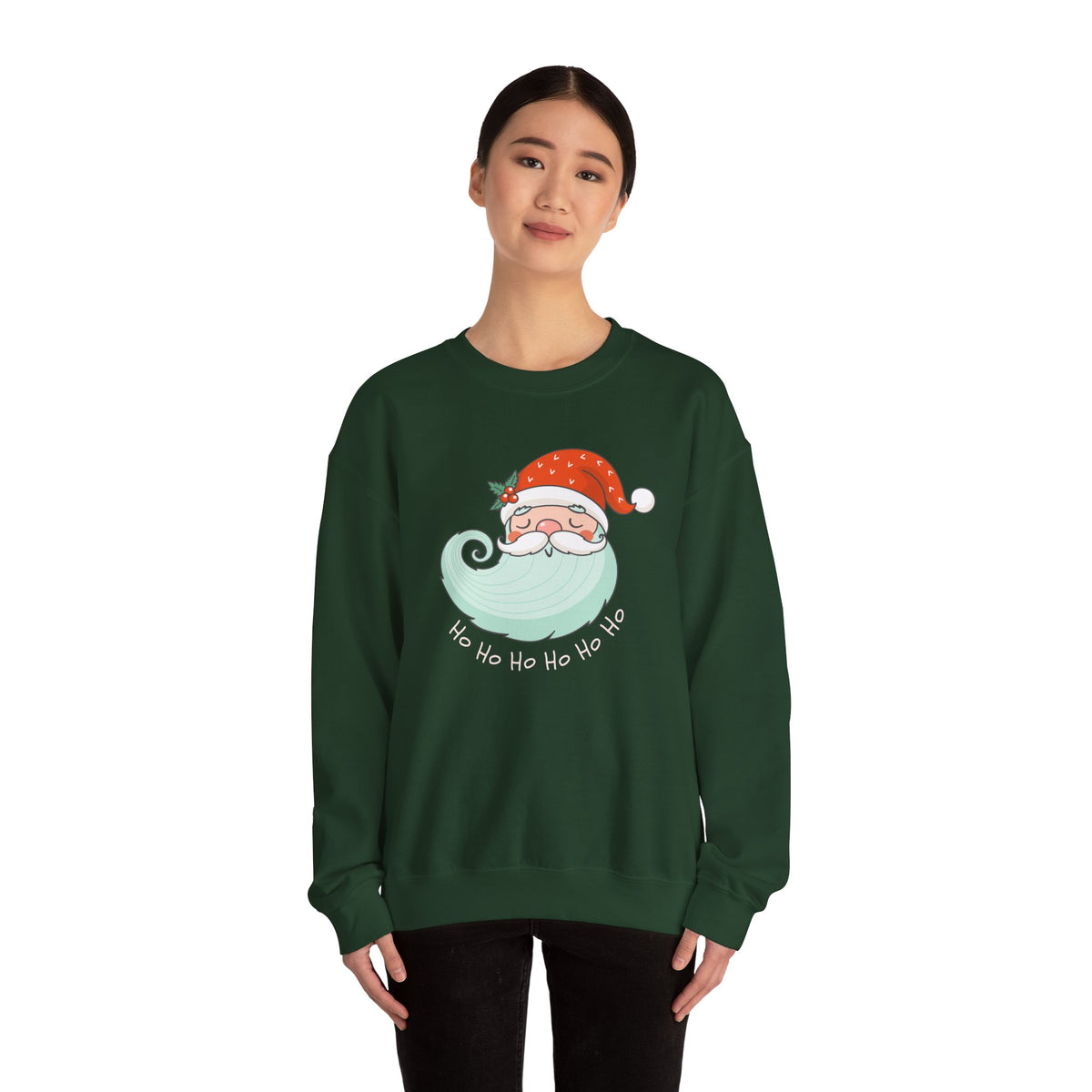 Unisex Heavy Blend Crewneck Sweatshirt Happy Santa Ho Ho Ho π
πβ¨