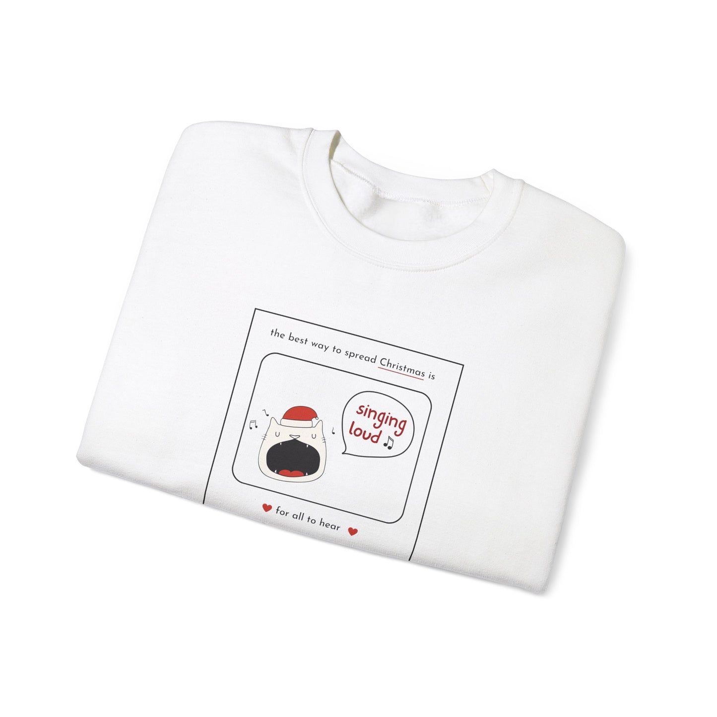 Unisex Heavy Blend Crewneck Sweatshirt The Best Way to Spread Christmas Cheer π€π±π