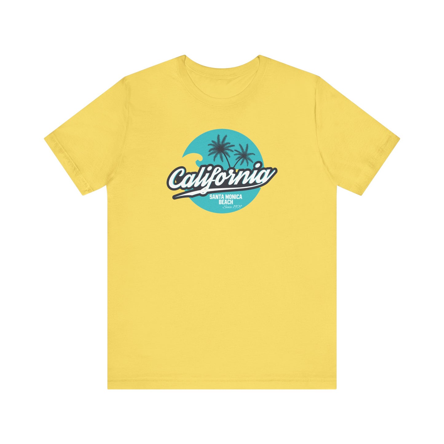 California Santa Monica Beach Unisex Jersey Short Sleeve Tee