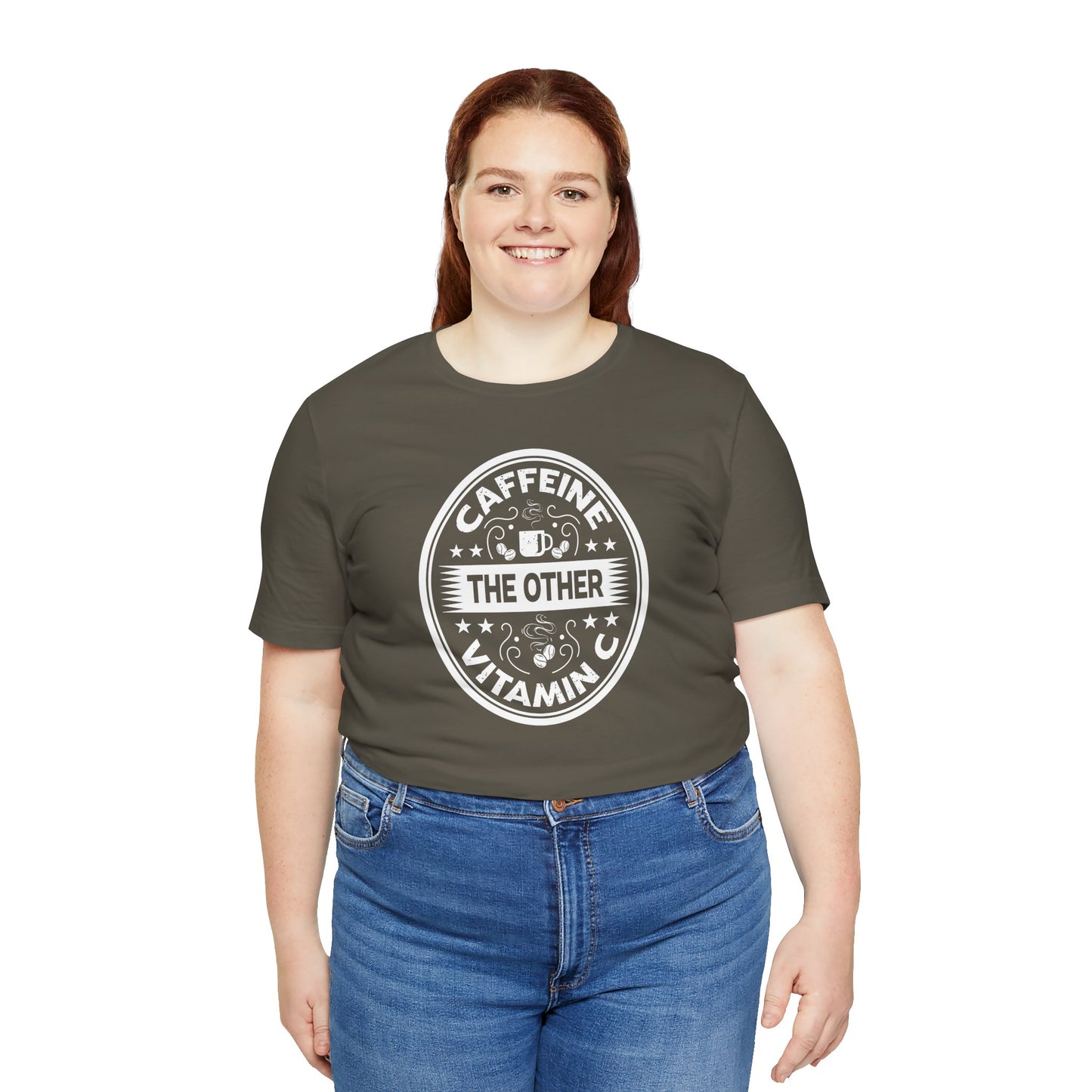 Caffeine The Other Vitamin C Unisex Jersey Short Sleeve Tee