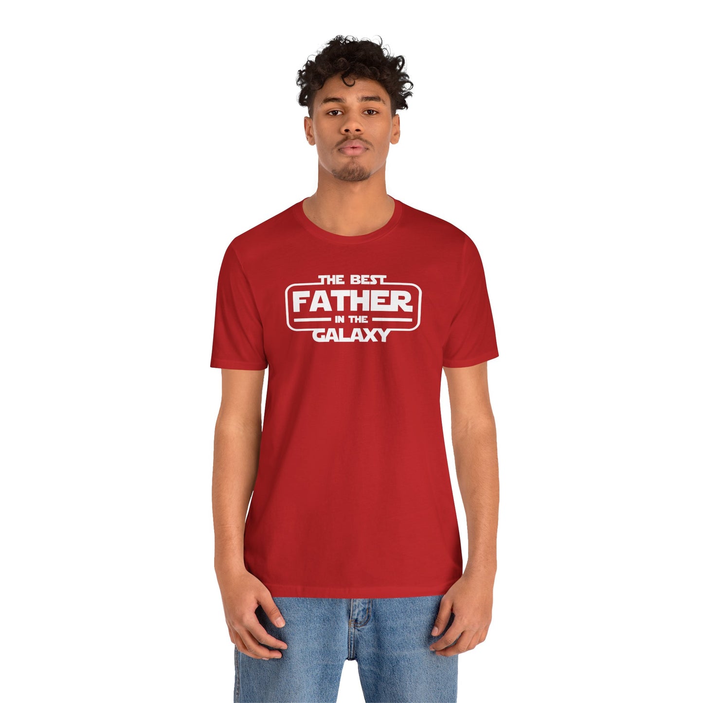 Best Father In The Galaxy Men's Jersey Short Sleeve Tee